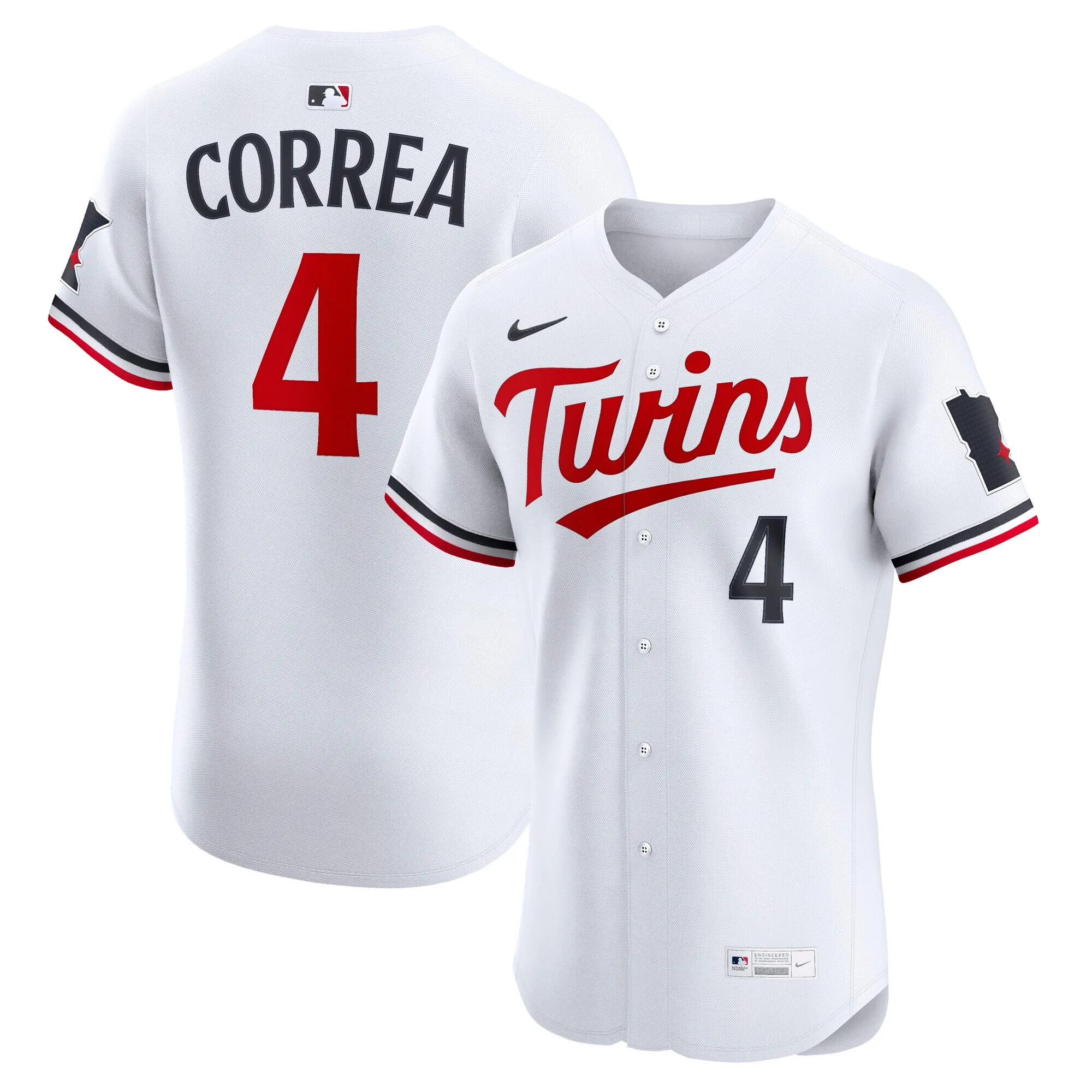 Carlos Correa Minnesota Twins Nike Home ElitePlayer  Jersey - White