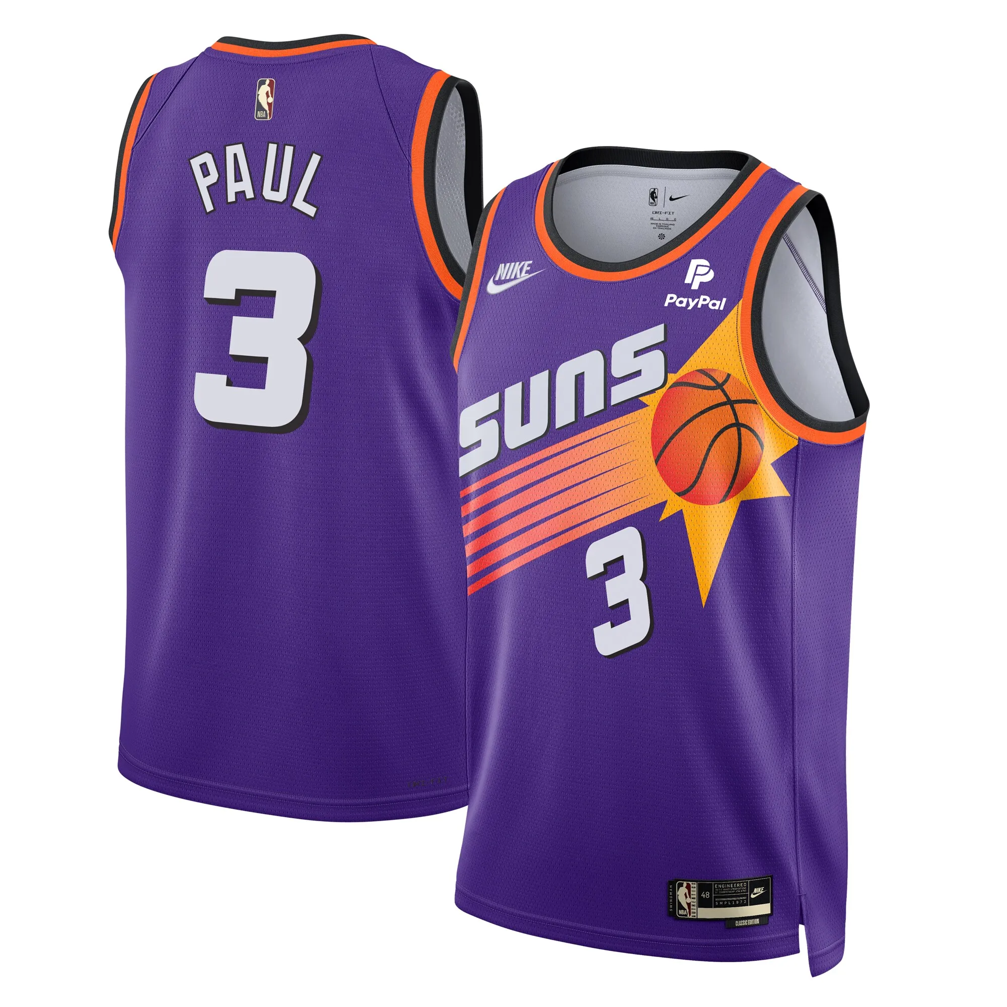 Chris Paul Phoenix Suns Nike Swingman Jersey - Classic Edition - Purple