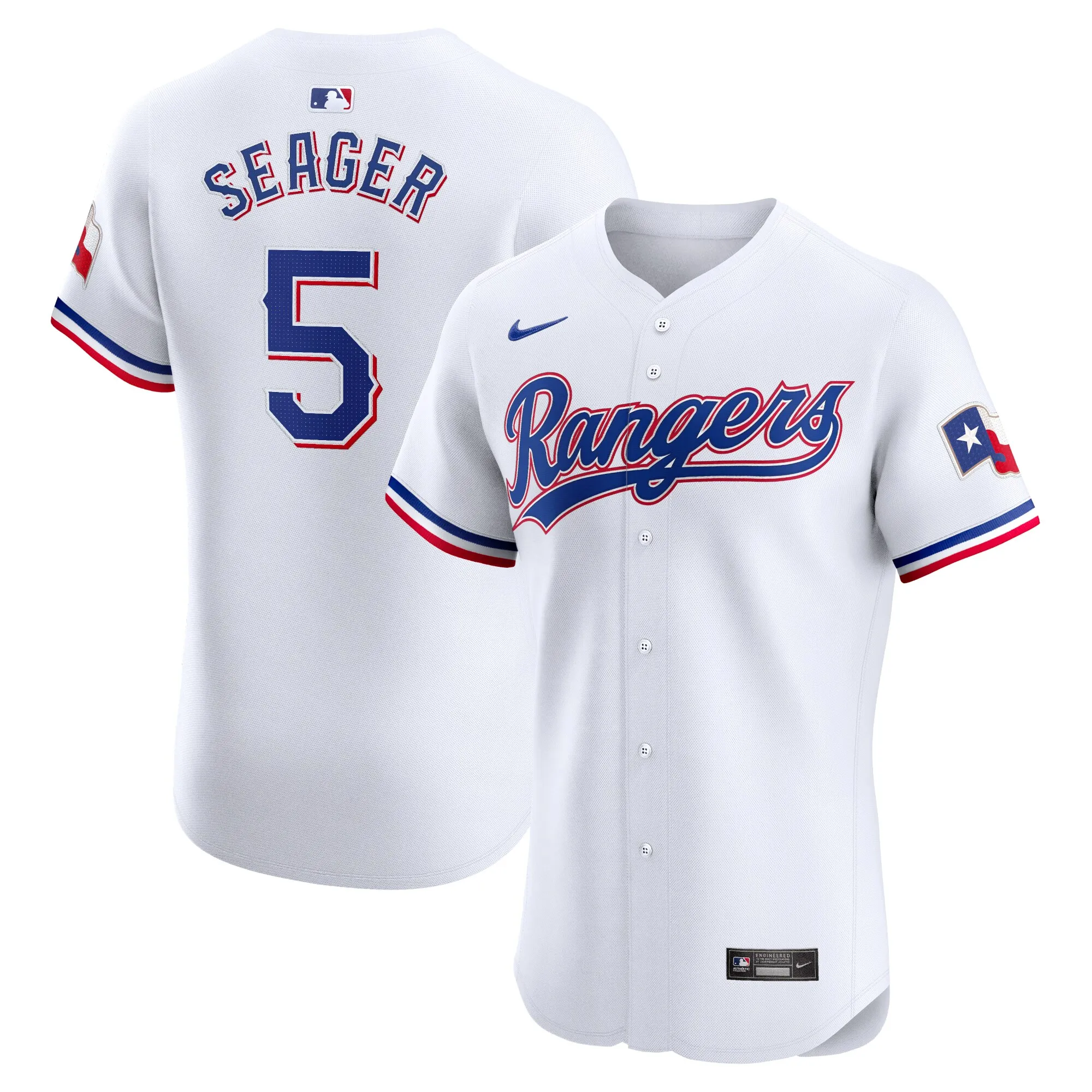 Corey Seager Texas Rangers Nike Home Elite Player Jersey - White