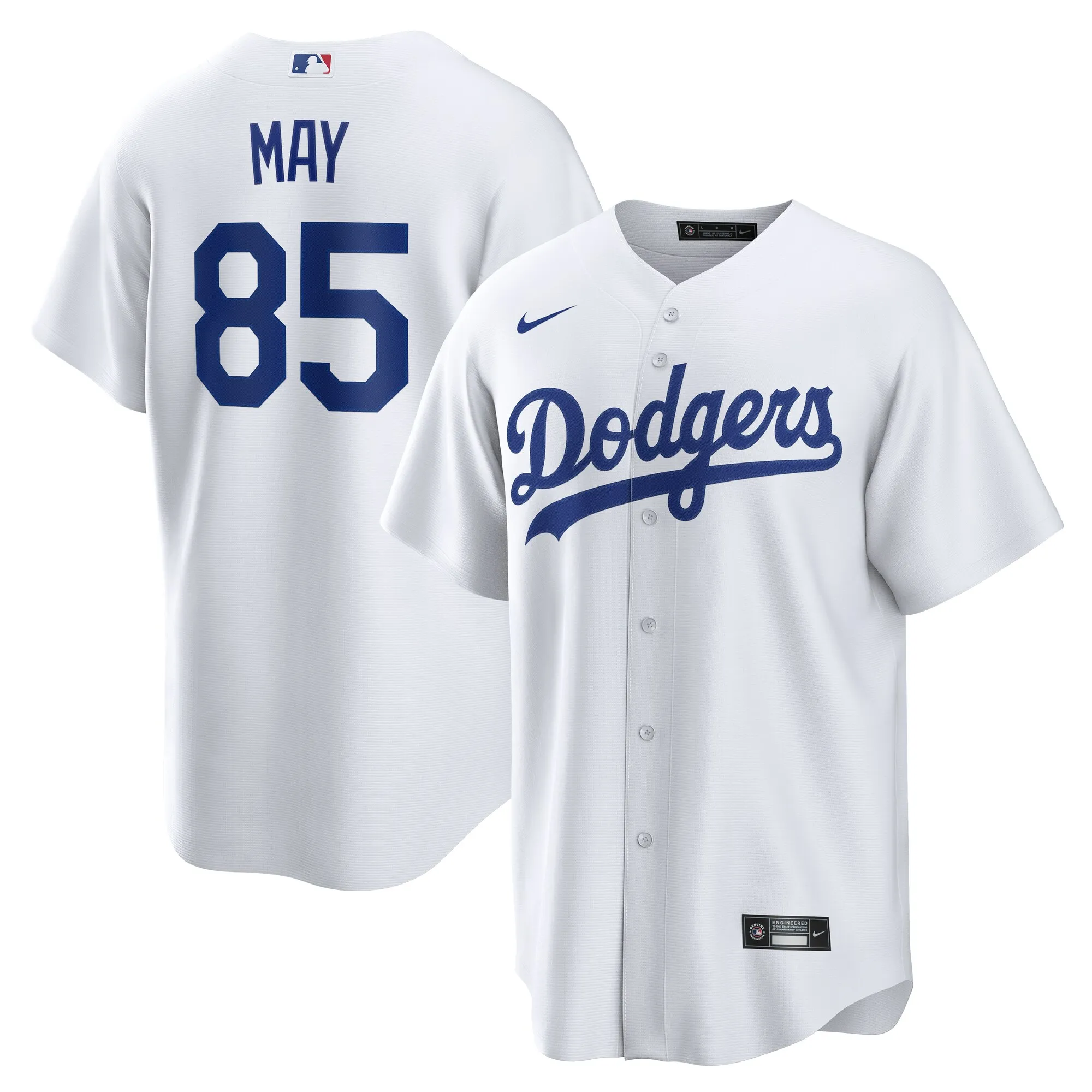 Dustin May Los Angeles Dodgers Nike Home Replica Jersey - White