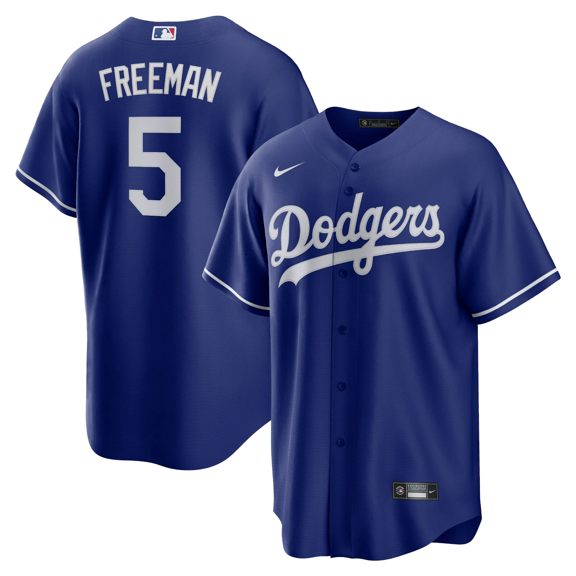 Freddie Freeman Los Angeles Dodgers Nike Alternate 2 Replica Jersey - Royal