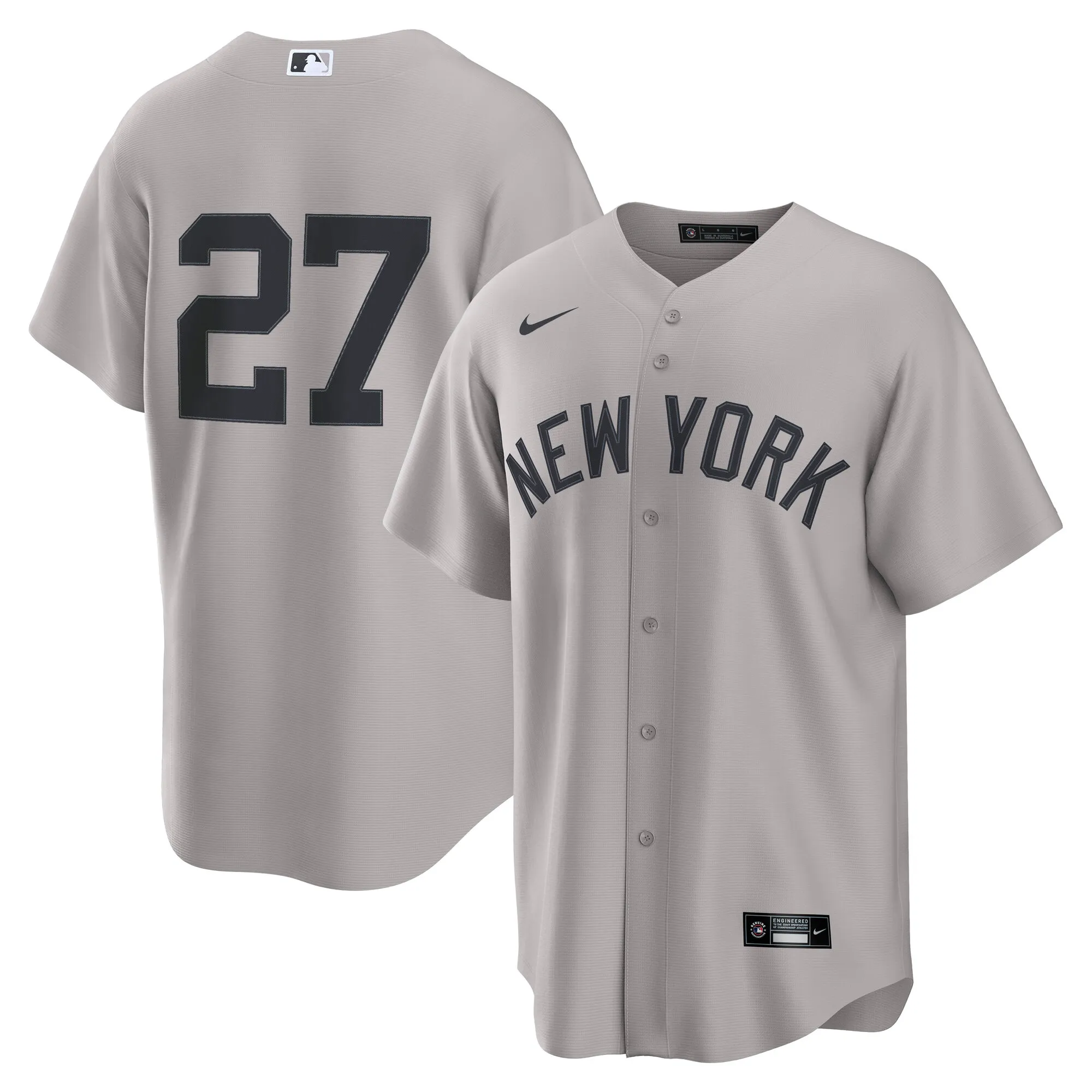 Giancarlo Stanton New York Yankees Nike Road Replica Jersey - Gray