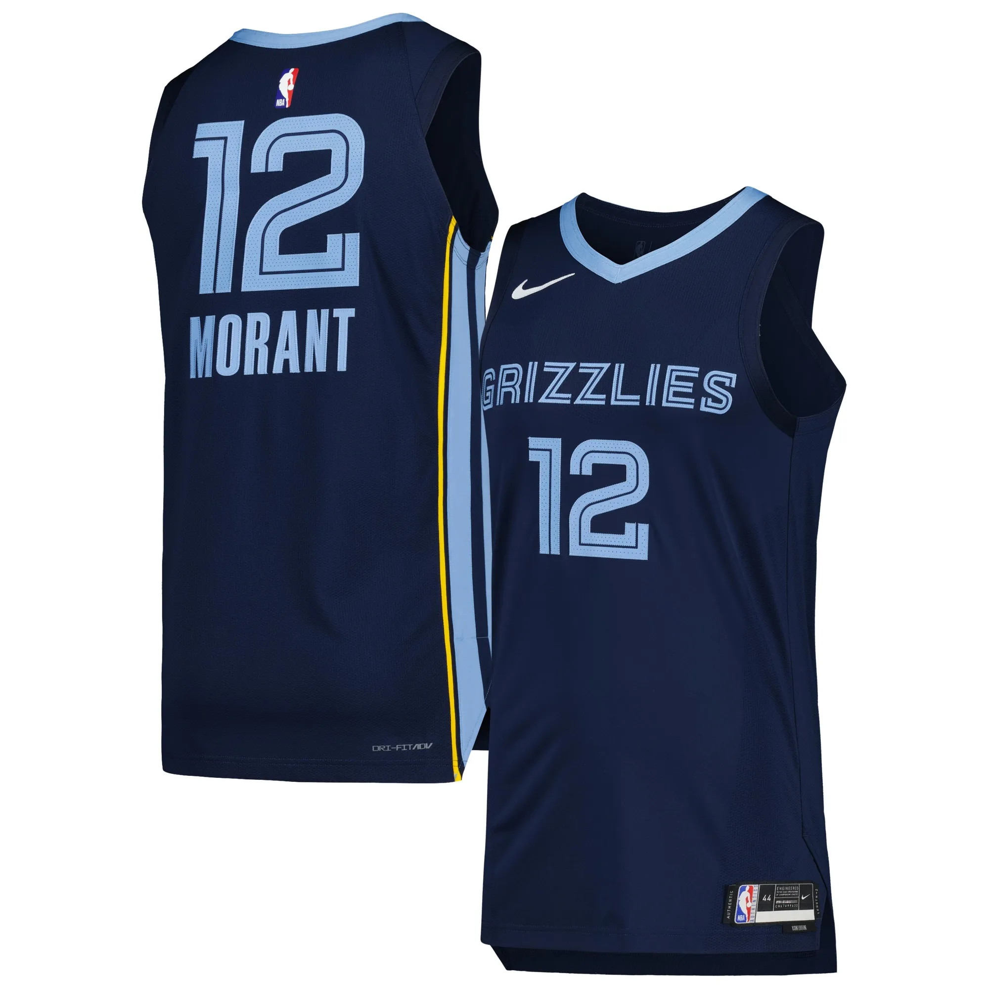 Ja Morant Memphis Grizzlies Nike Authentic Jersey - Icon Edition - Navy