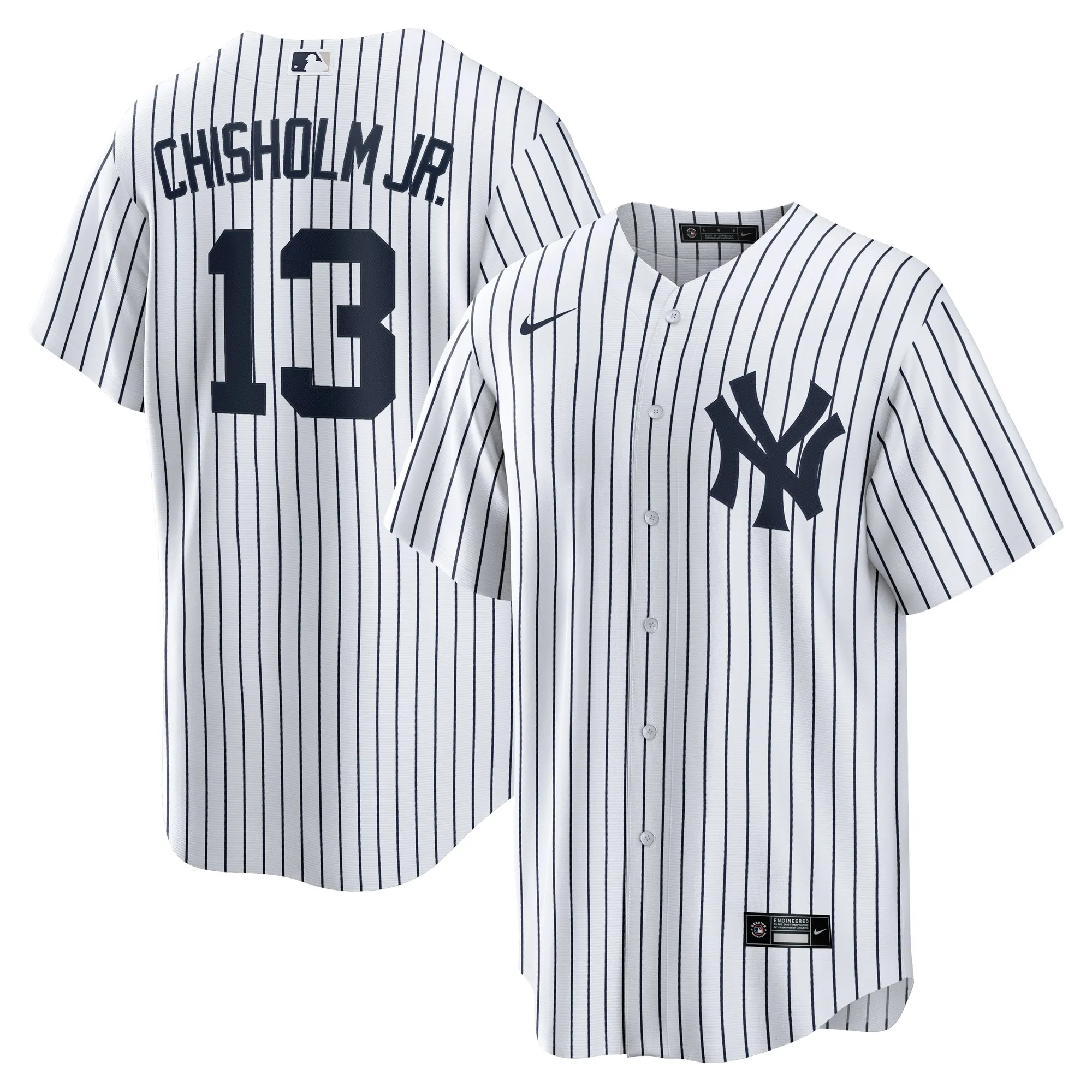 Jazz Chisholm Jr. New York Yankees Nike Home Replica Player Jersey - White