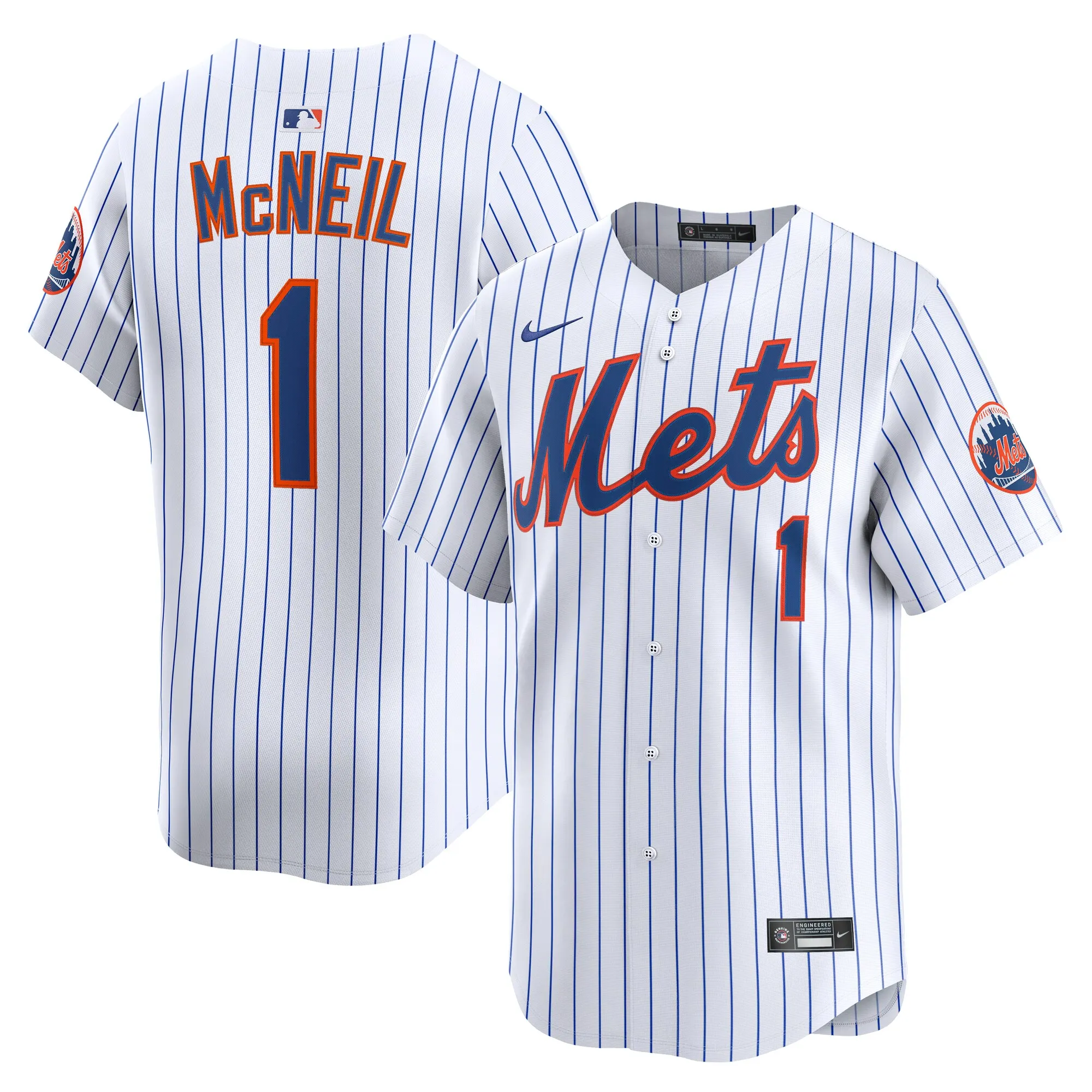 Jeff McNeil New York Mets Nike Home Limited Player Jersey - White