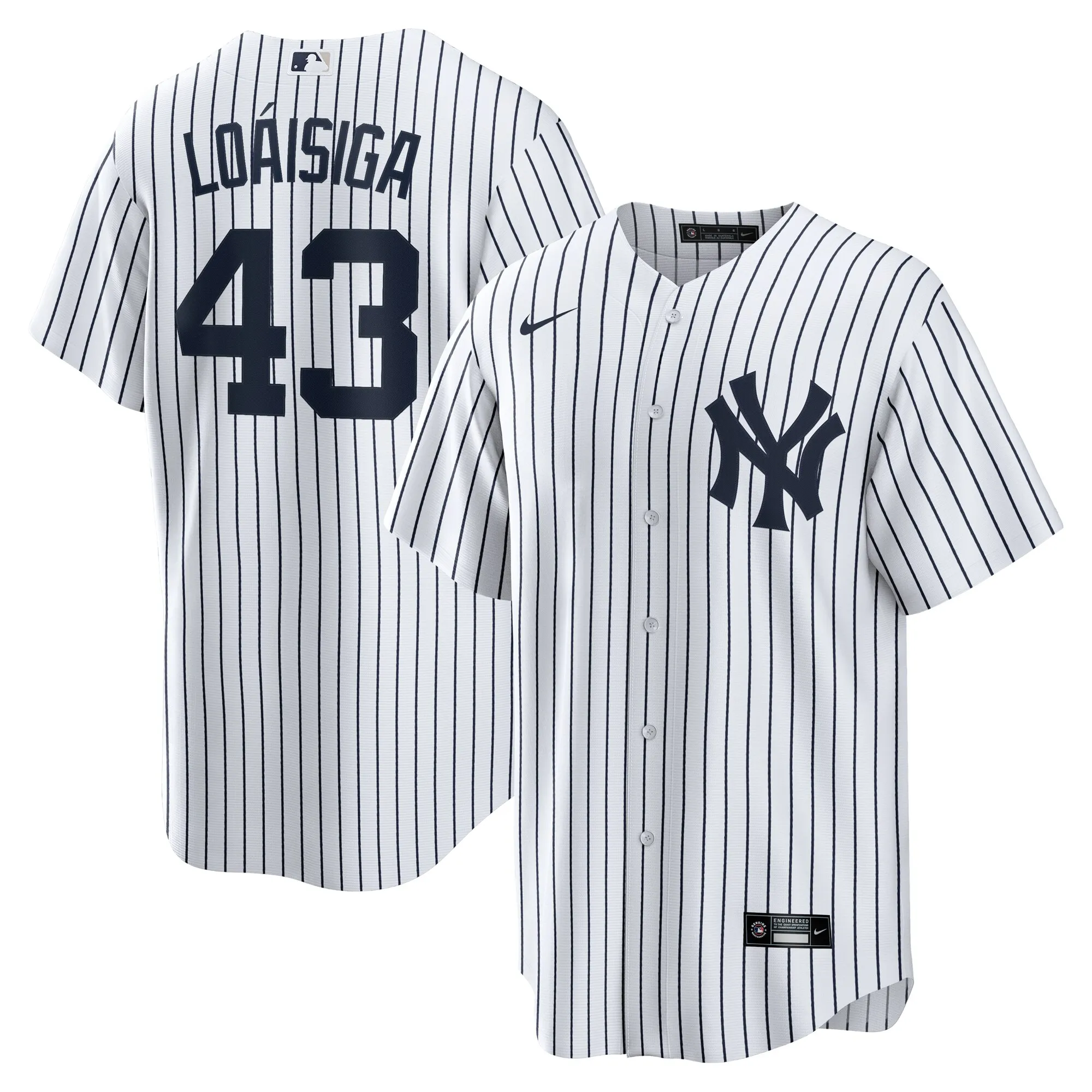 Jonathan Loáisiga New York Yankees Nike Home Replica Jersey - White