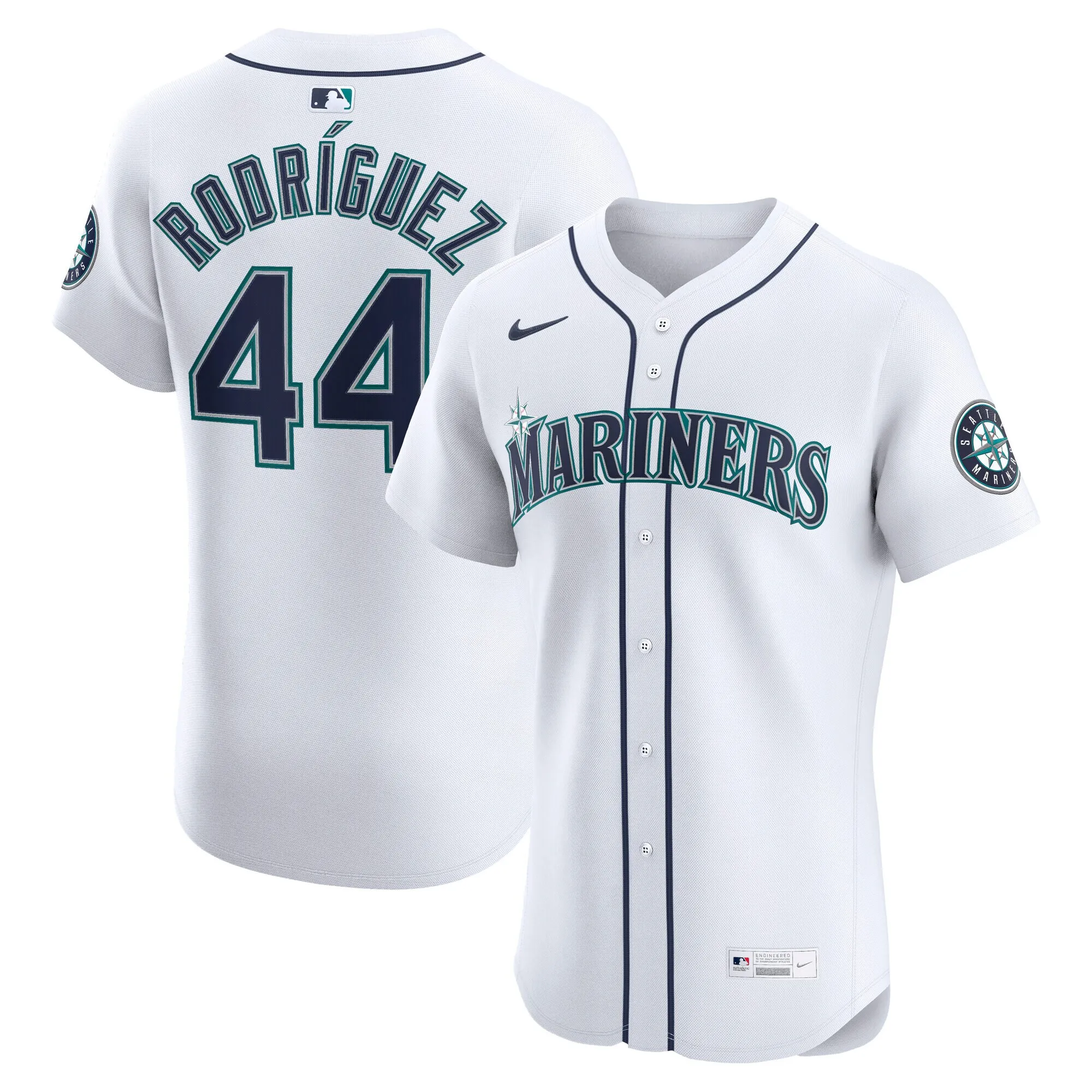 Julio Rodríguez Seattle Mariners Nike Home Elite Jersey - White