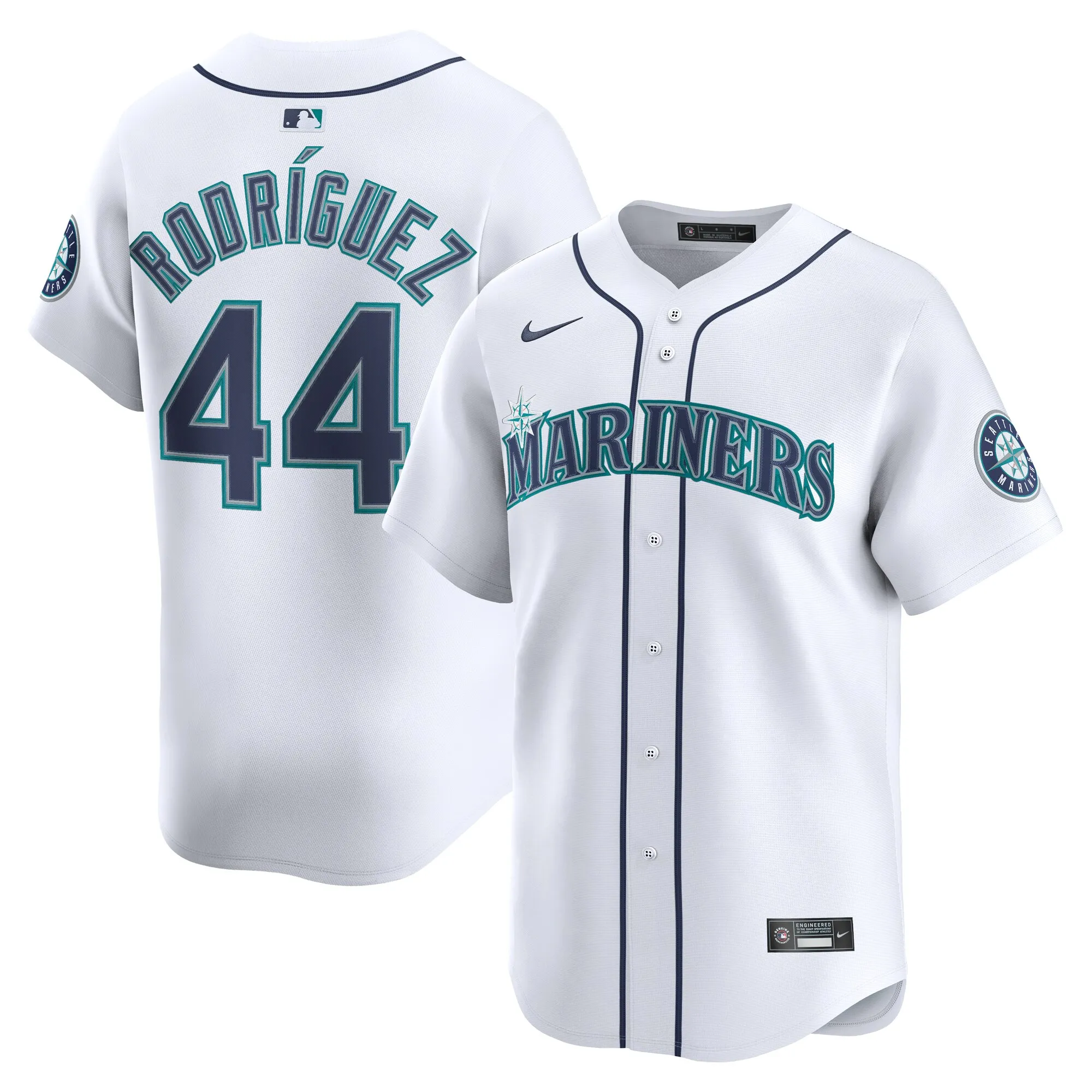 Julio Rodríguez Seattle Mariners Nike Home Limited Player Jersey - White