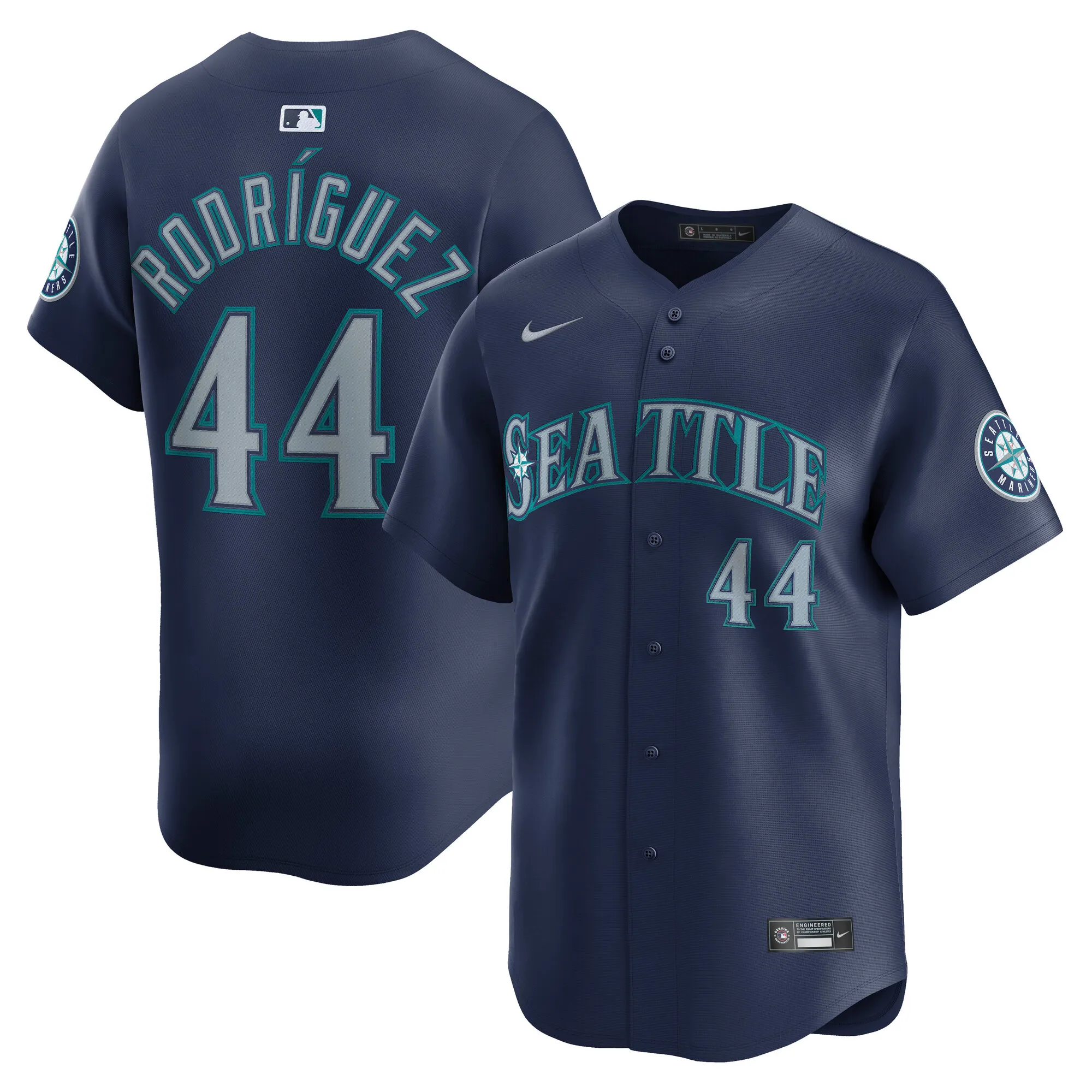 Julio Rodriguez Seattle Mariners Nike Road Limited - Navy