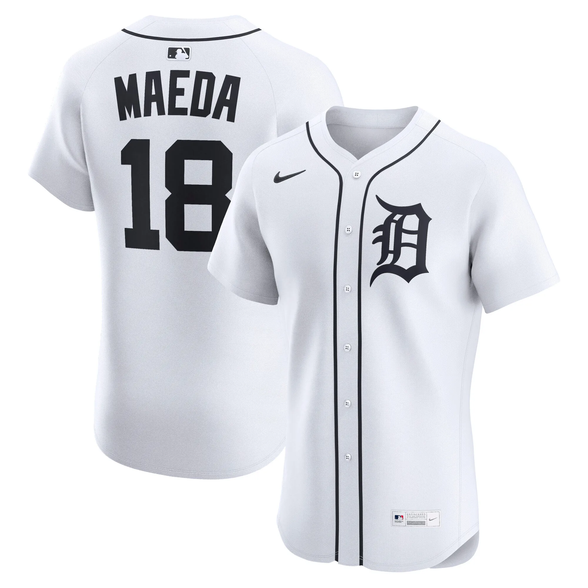 Kenta Maeda Detroit Tigers Nike Home Elite Jersey - White