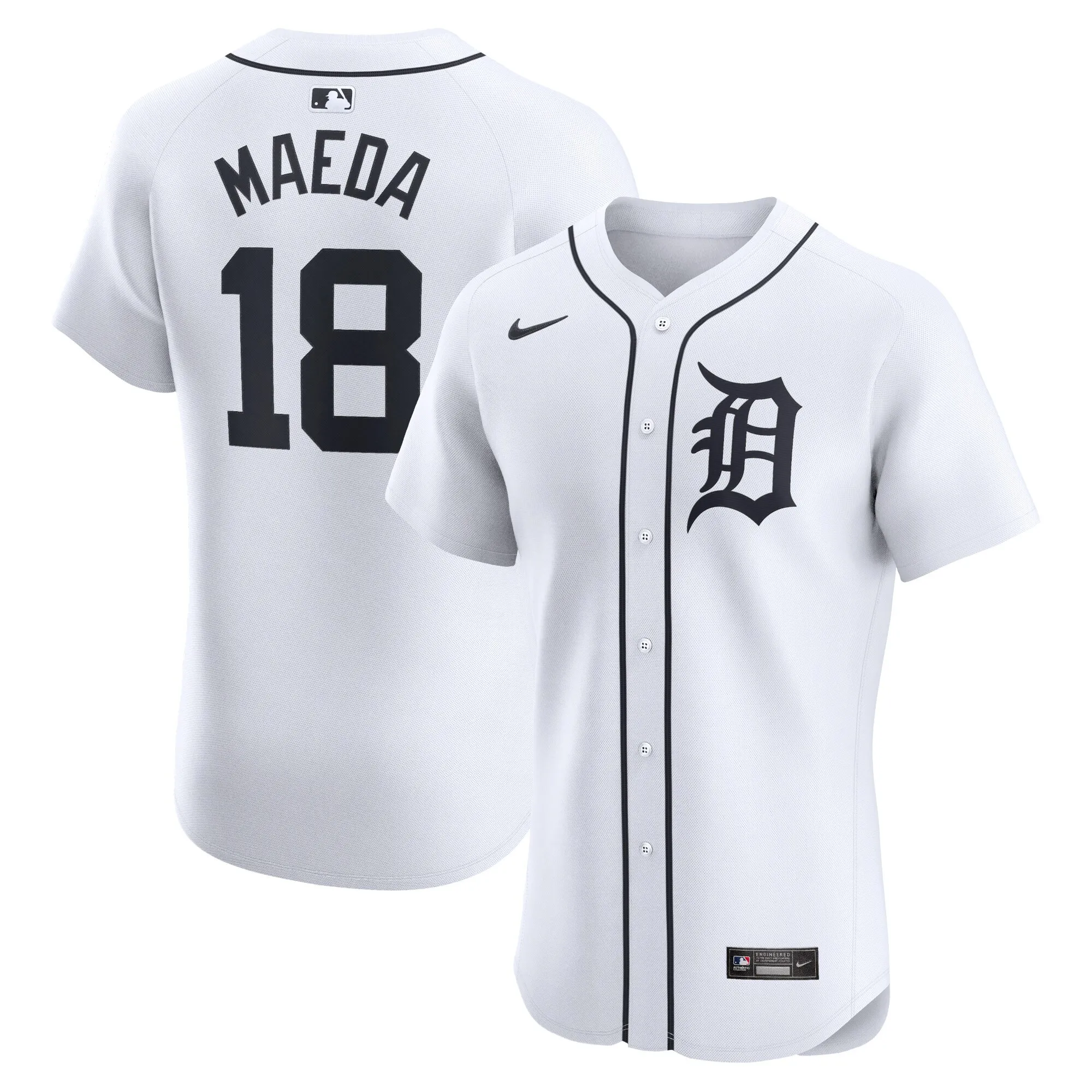 Kenta Maeda Detroit Tigers Nike Home Elite Player Jersey - White