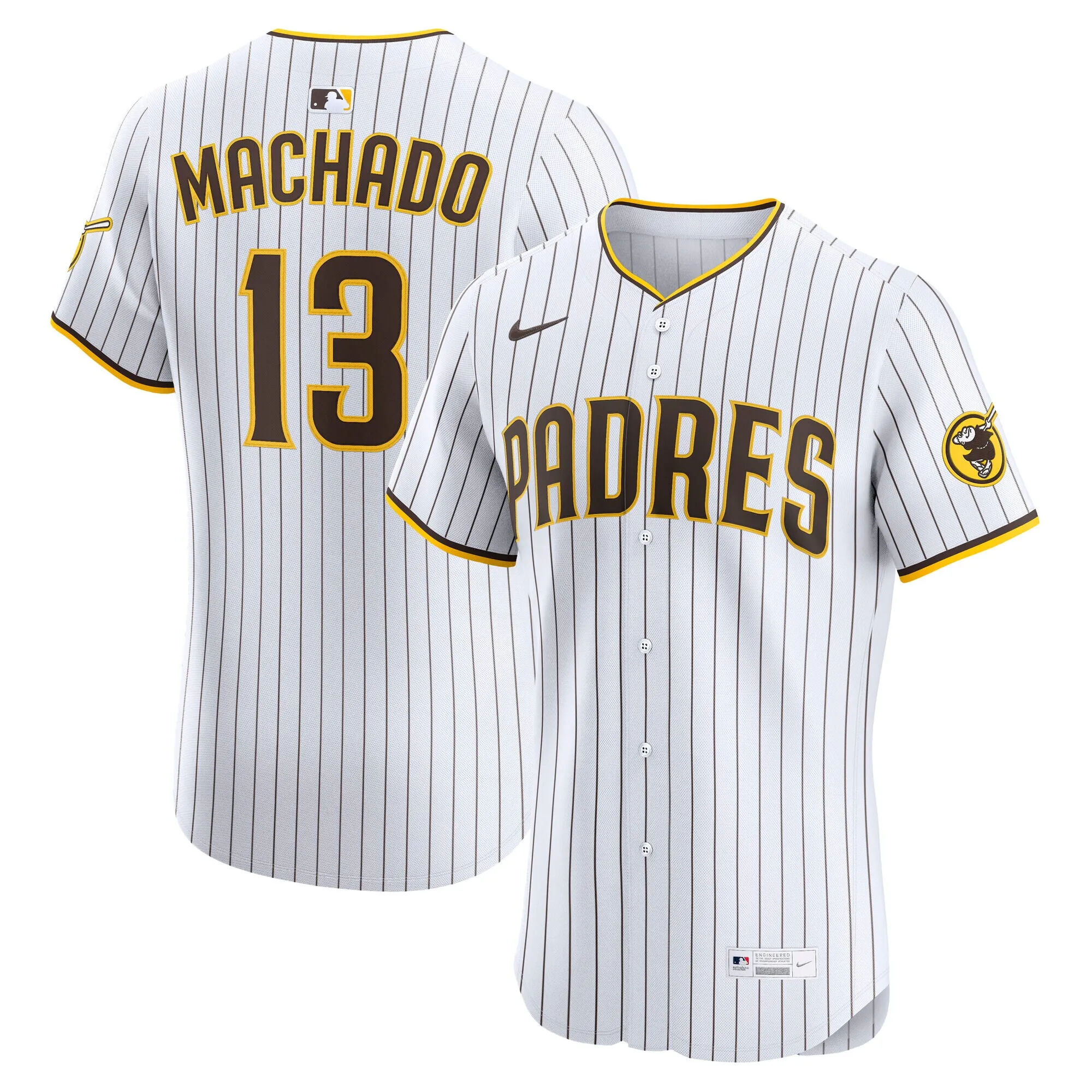 Manny Machado San Diego Padres Nike Home Elite Player Jersey - White