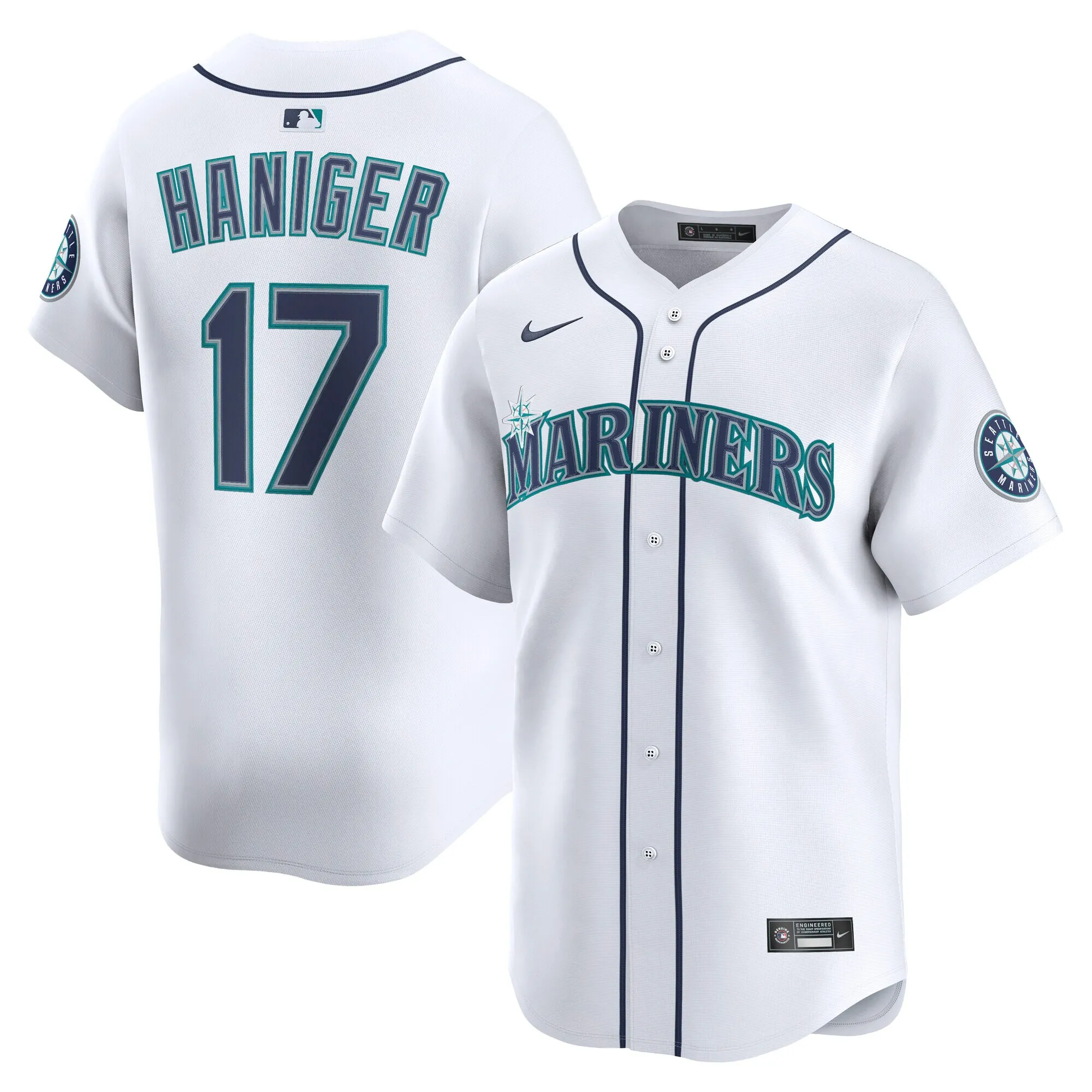 Mitch Haniger Seattle Mariners Nike Home Limited Player Jersey - White