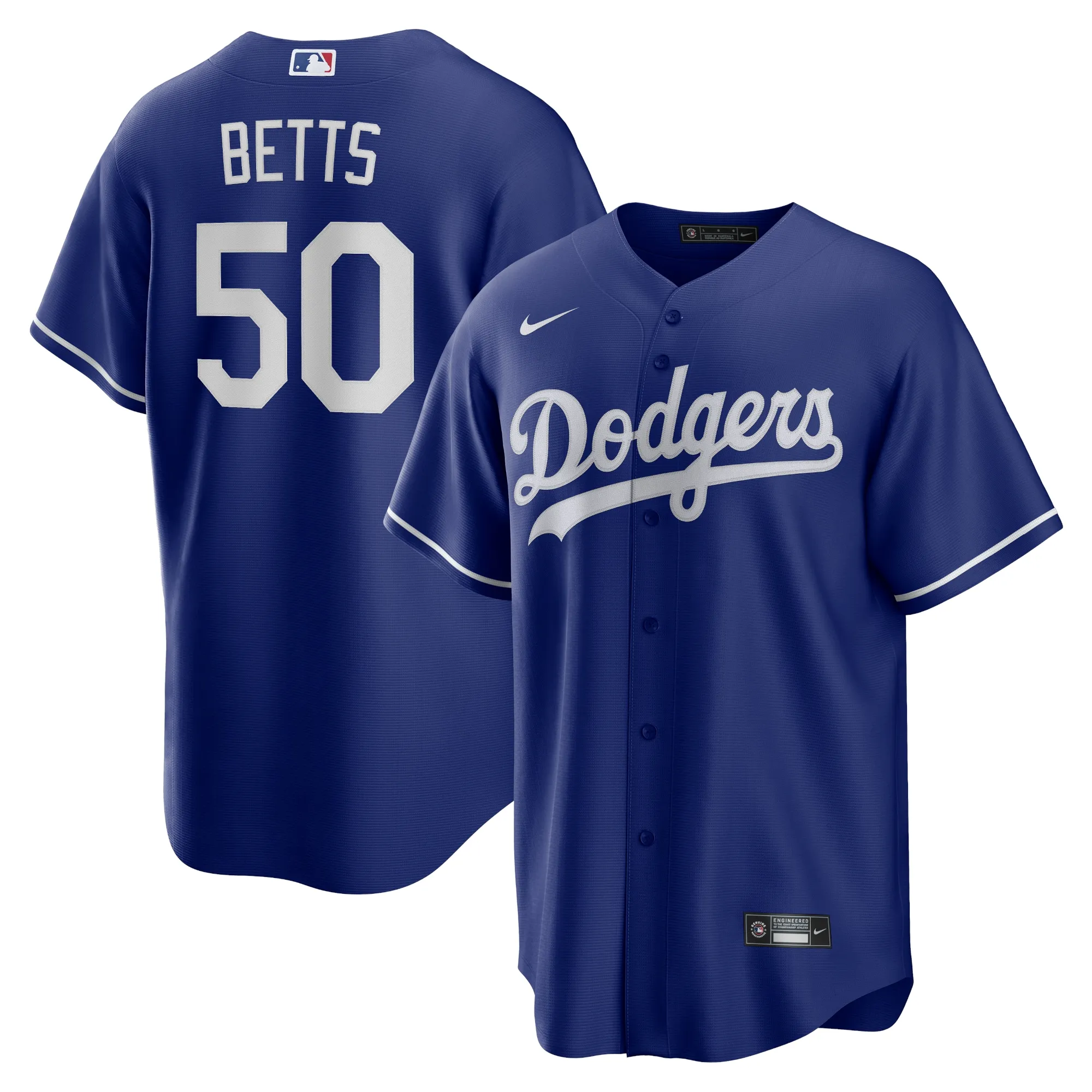 Mookie Betts Los Angeles Dodgers Nike Alternate 2 Replica Jersey - Royal
