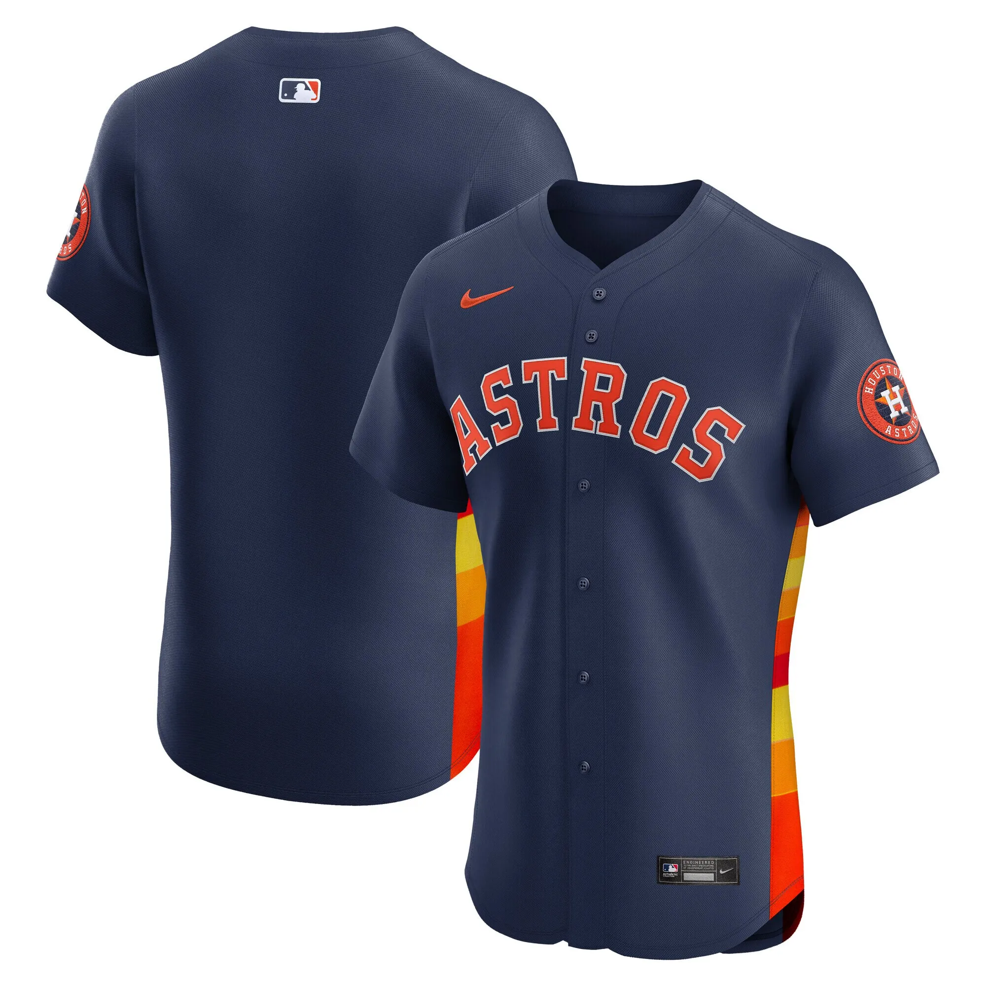 Houston Astros Nike Alternate 2 Elite Jersey - Navy