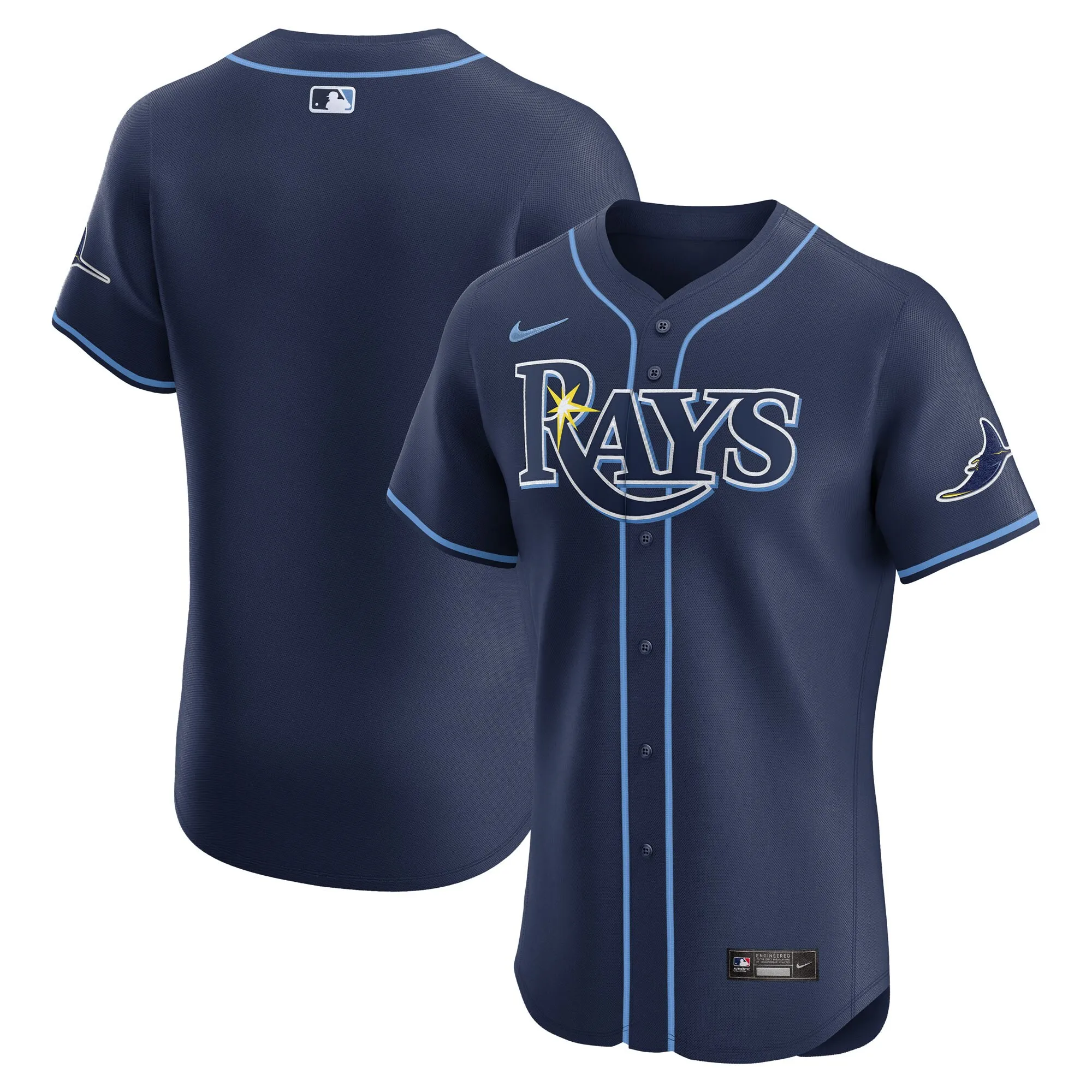 Tampa Bay Rays Nike Road Elite Jersey - Navy