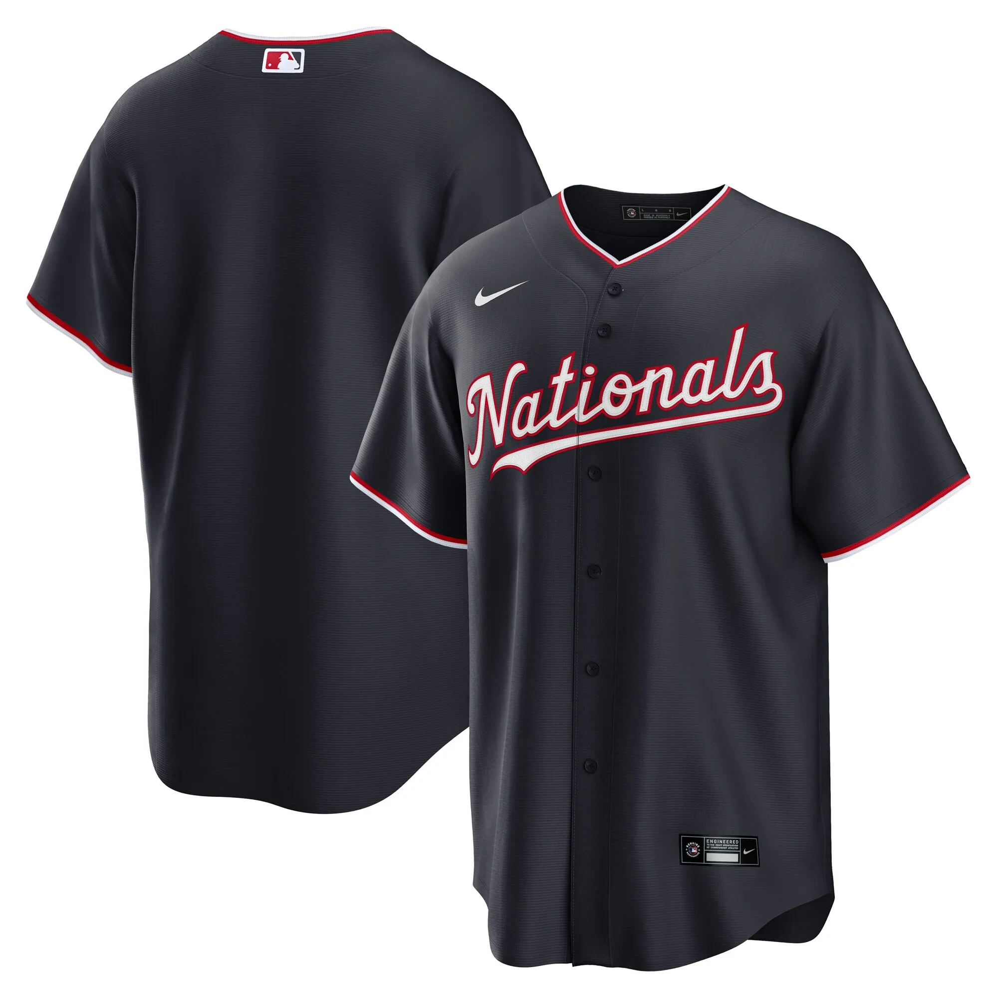 Washington Nationals Nike Alternate Replica Jersey - Navy