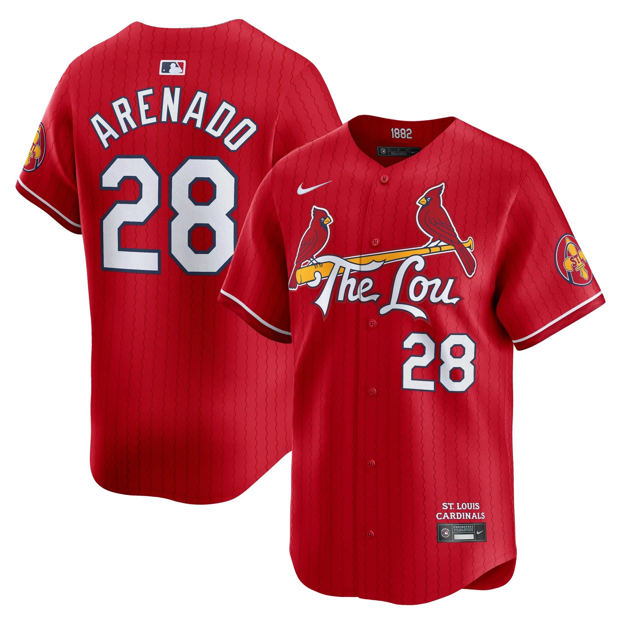 Nolan Arenado St. Louis Cardinals Nike City Connect Limited Jersey - Red