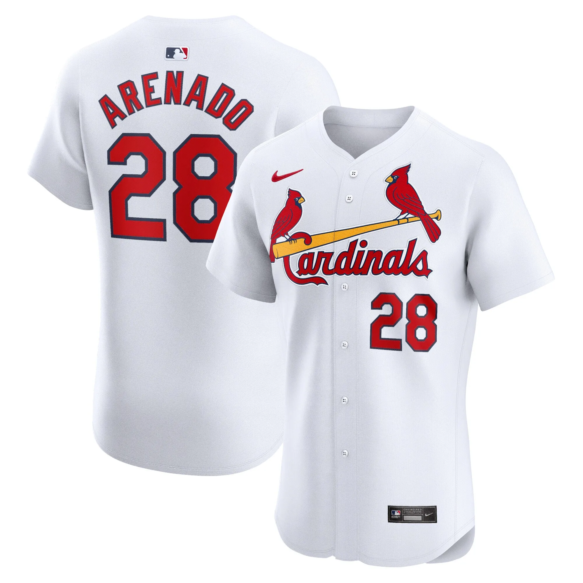 Nolan Arenado St. Louis Cardinals Nike Home Elite Player Jersey - White