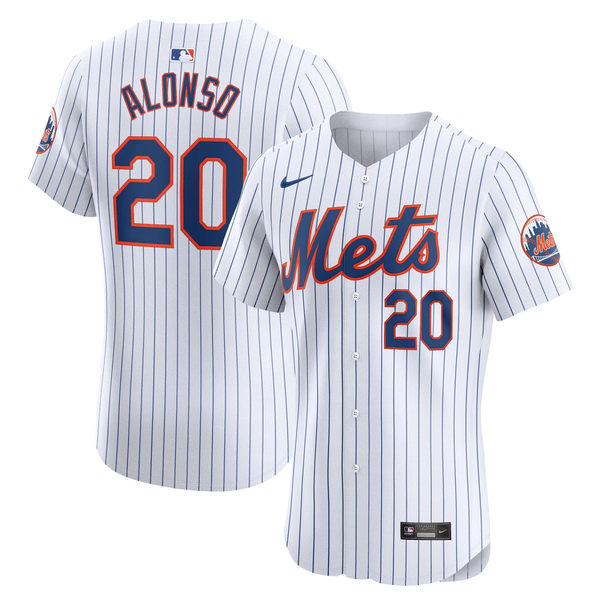 Pete Alonso New York Mets Nike Home Elite Jersey - White