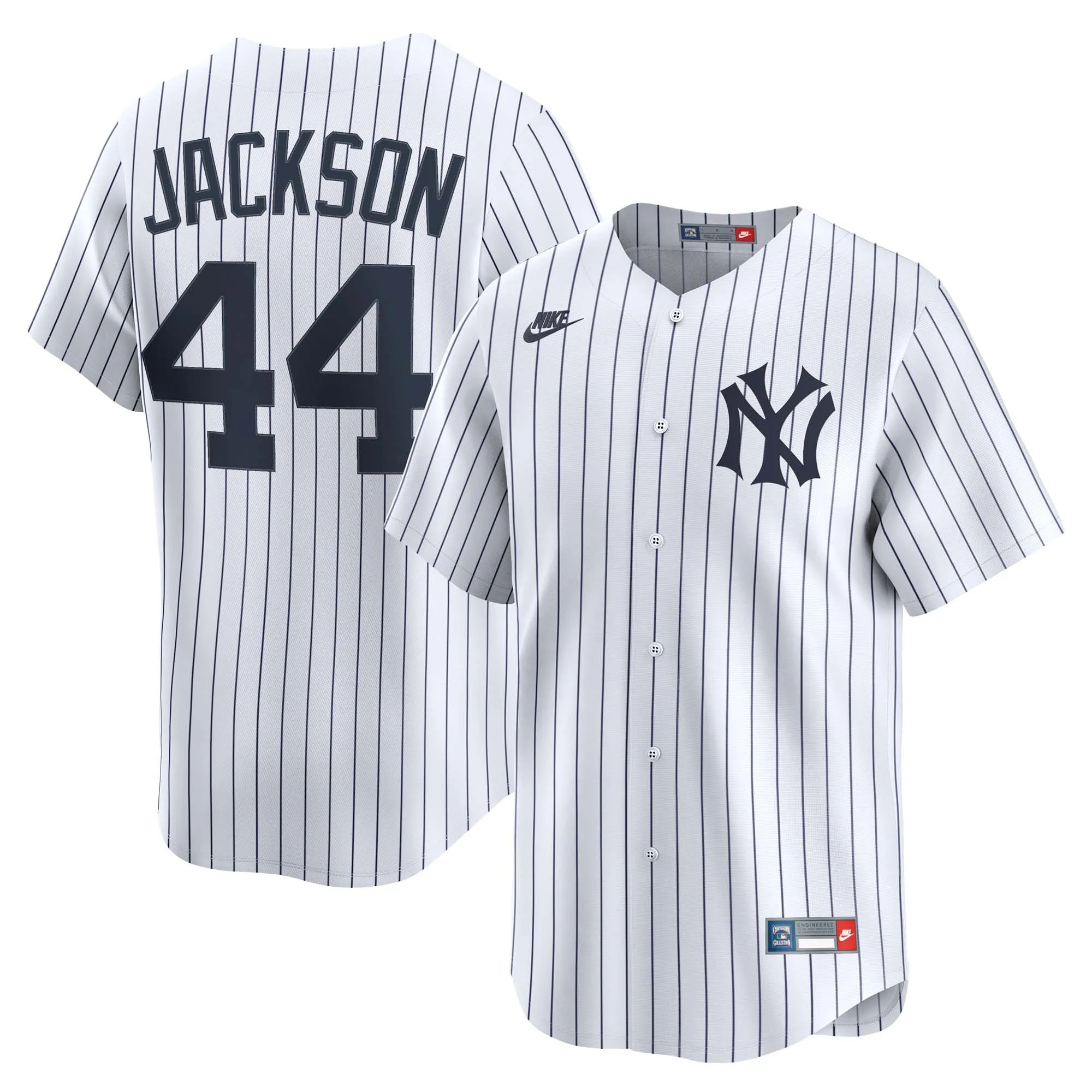 Reggie Jackson New York Yankees Nike Throwback Cooperstown Collection Limited Jersey - White