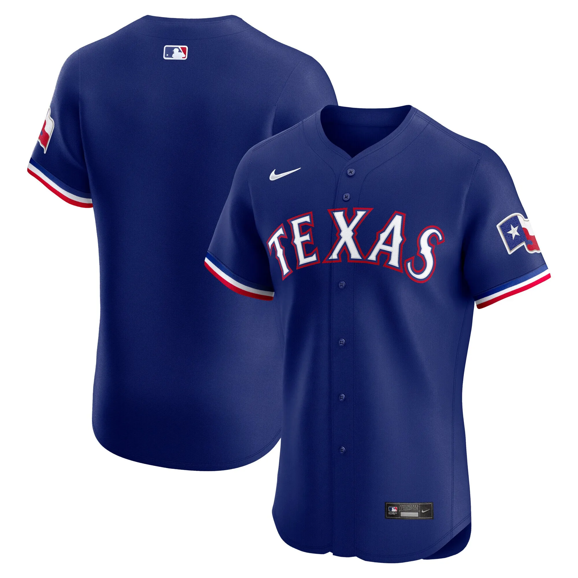 Texas Rangers Nike Alternate 2 Elite Jersey - Royal