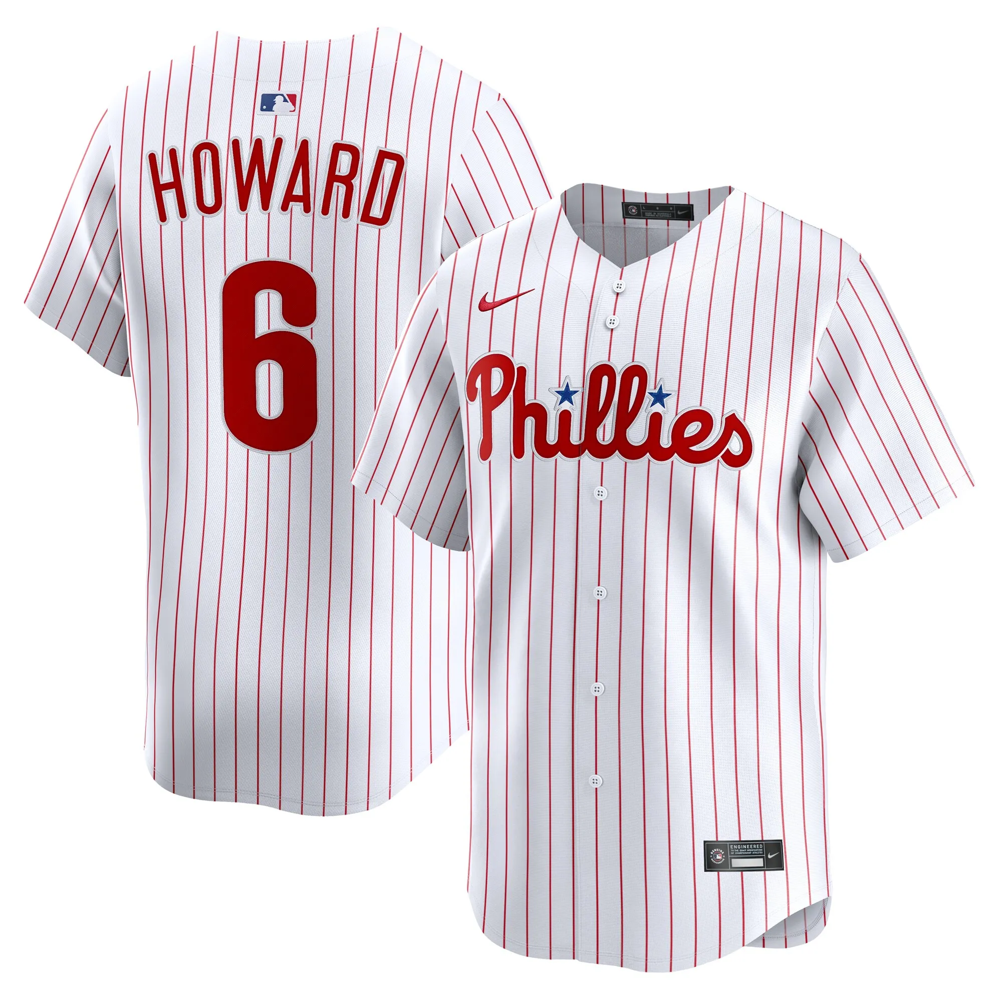 Ryan Howard Philadelphia Phillies Nike Limited Jersey - White