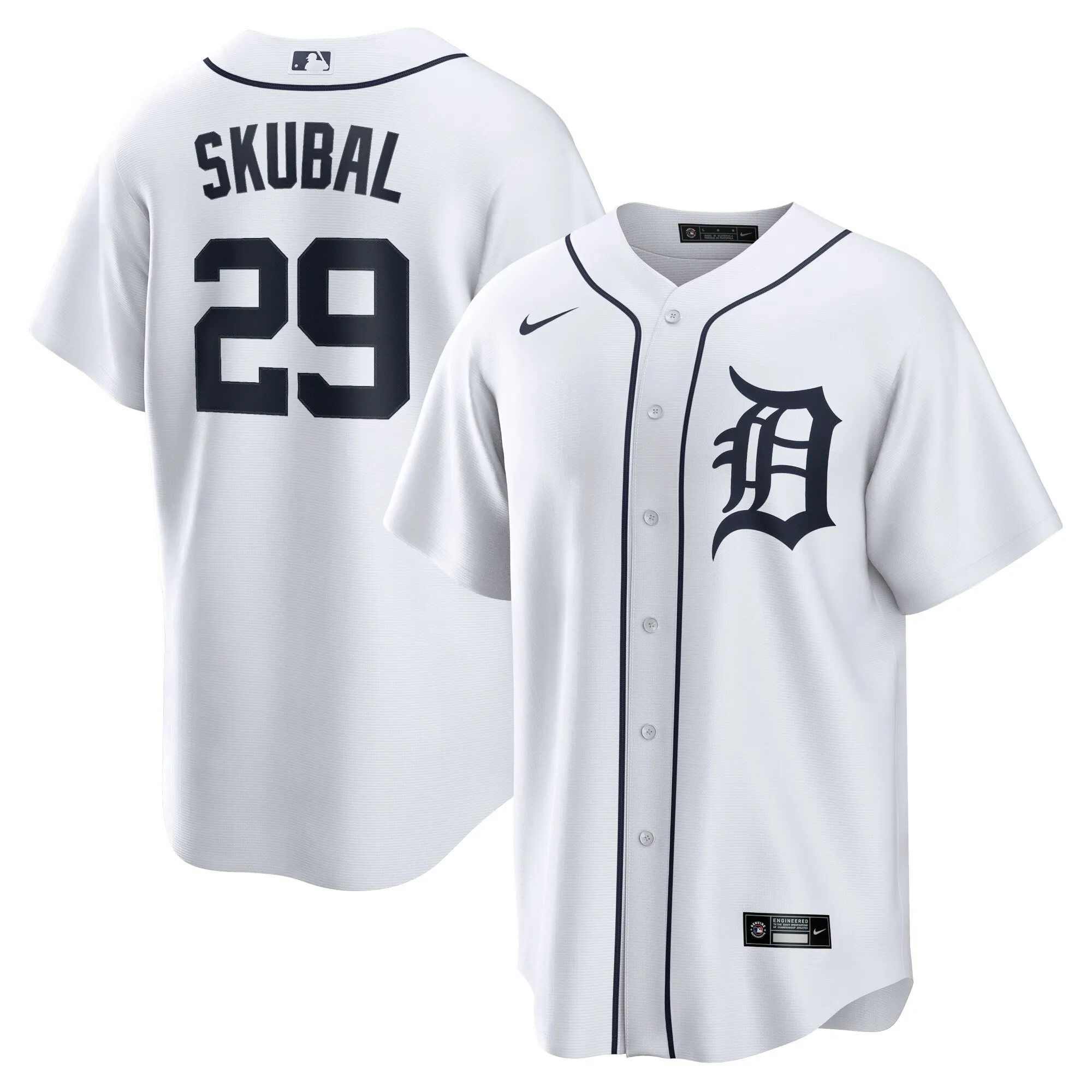 Tarik Skubal Detroit Tigers Nike Home Replica Jersey - White