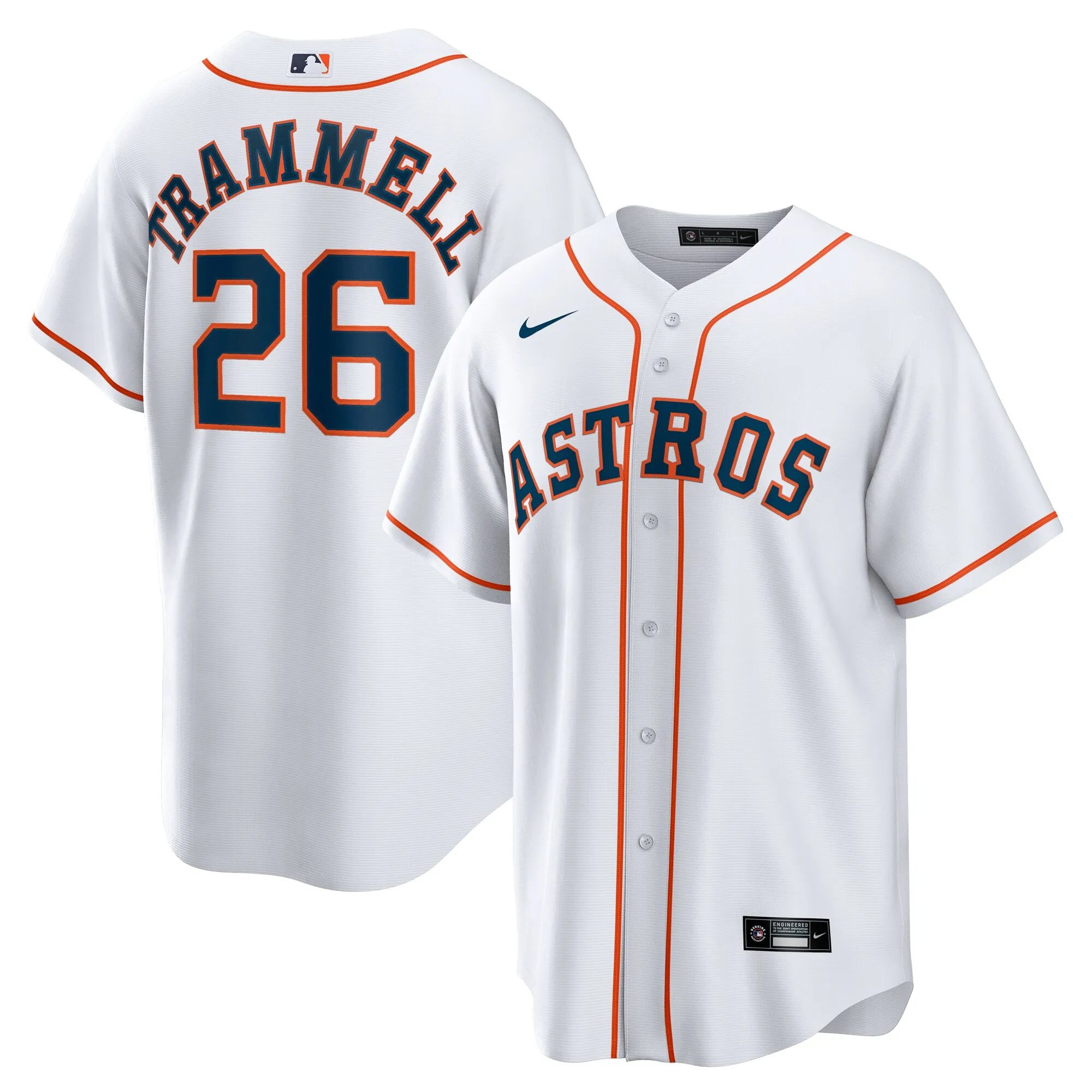 Taylor Trammell Houston Astros Nike Home Replica Jersey - White
