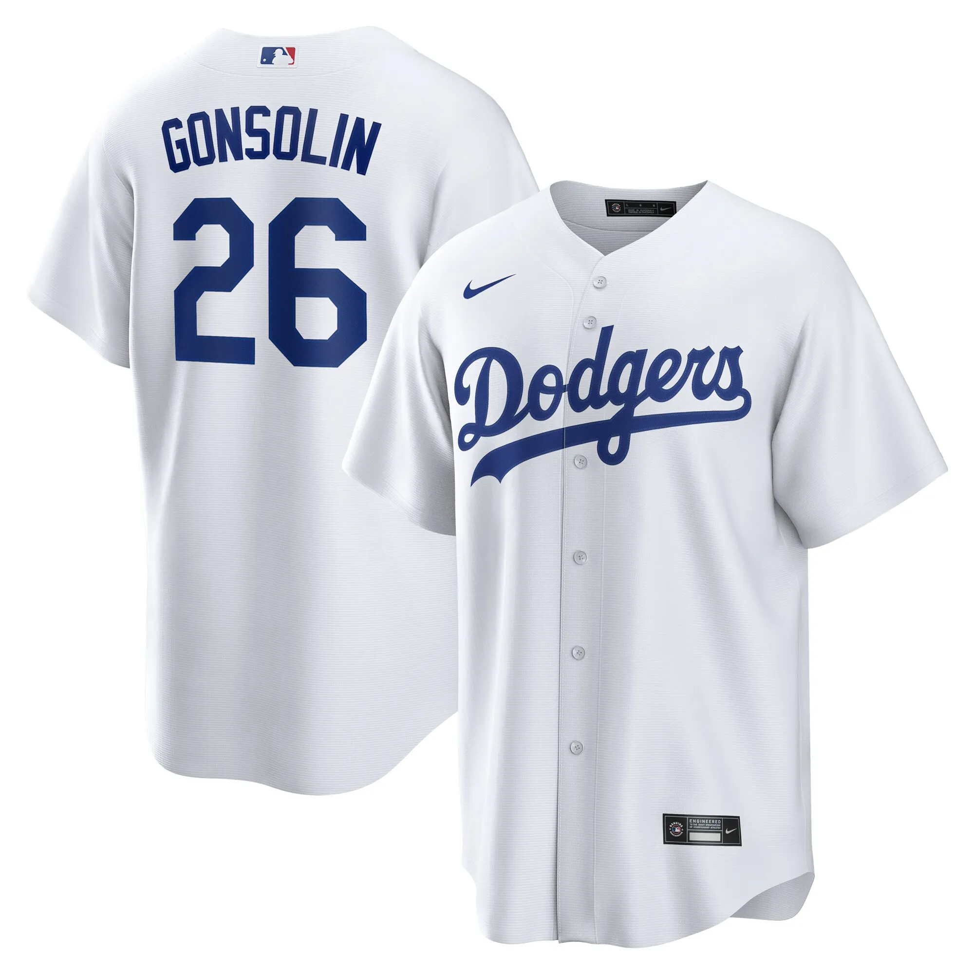Tony Gonsolin Los Angeles Dodgers Nike Home Replica Jersey - White