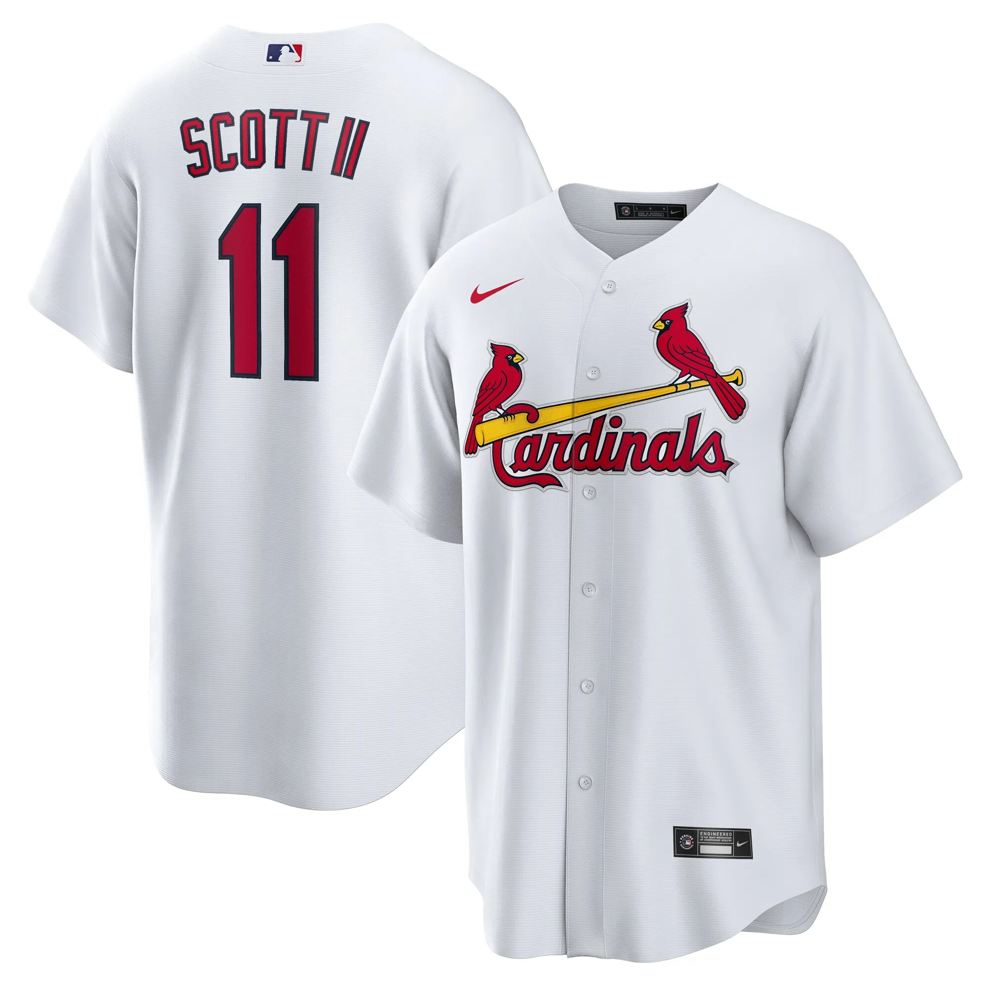 Victor Scott II St. Louis Cardinals Nike Home Replica Jersey - White