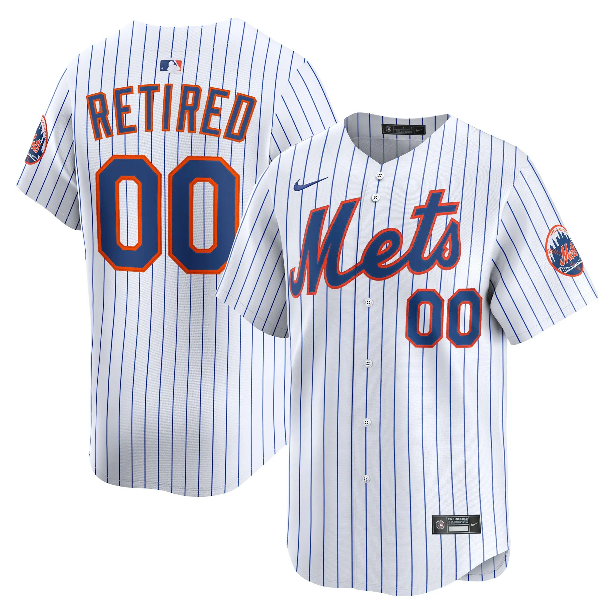 New York Mets Nike Home Limited Pick-A-Player Retired Roster Jersey - White