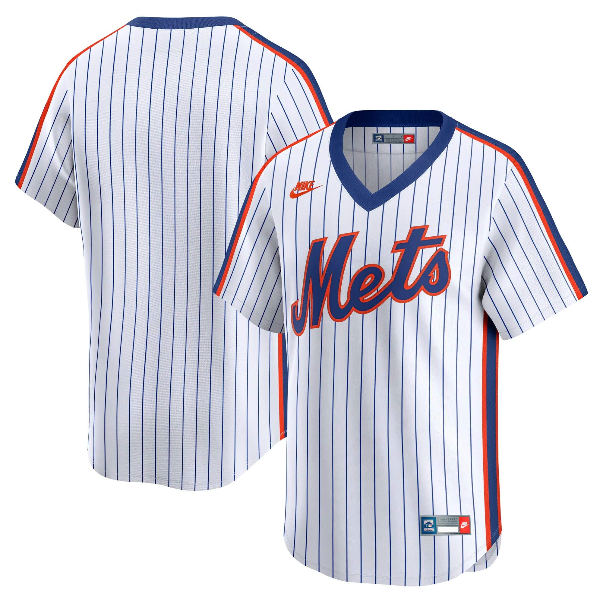 New York Mets Nike Throwback Cooperstown Collection Limited Jersey - White