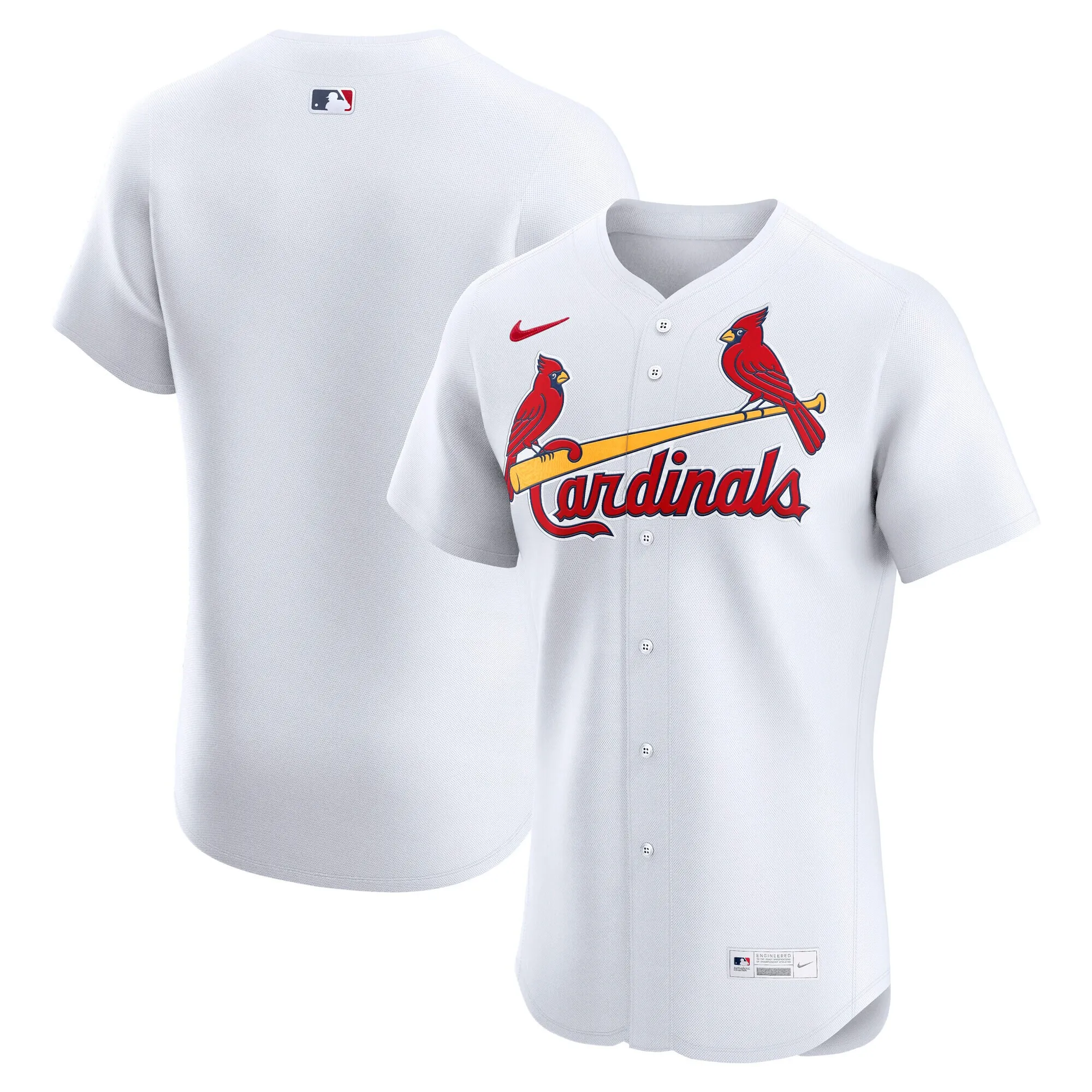 St. Louis Cardinals Nike Home Elite Jersey - White