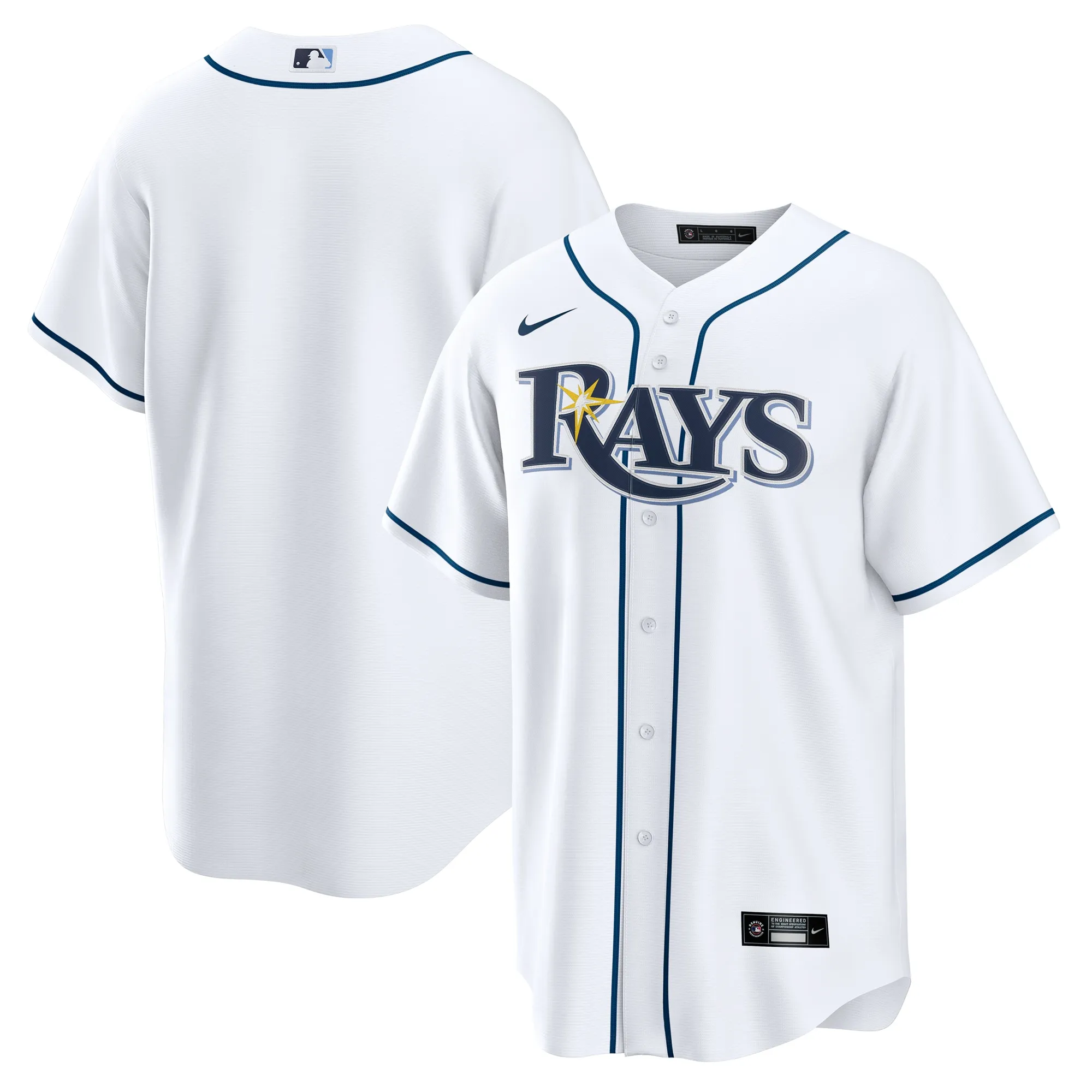 Tampa Bay Rays Nike Home Replica Jersey - White