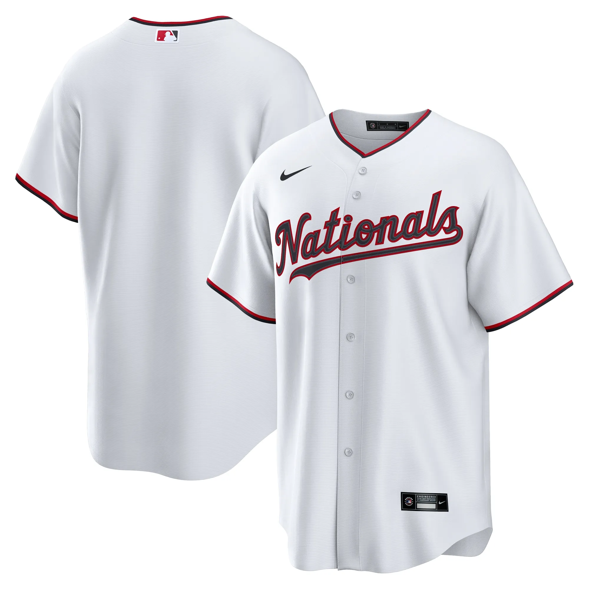 Washington Nationals Nike Home Replica Jersey - White