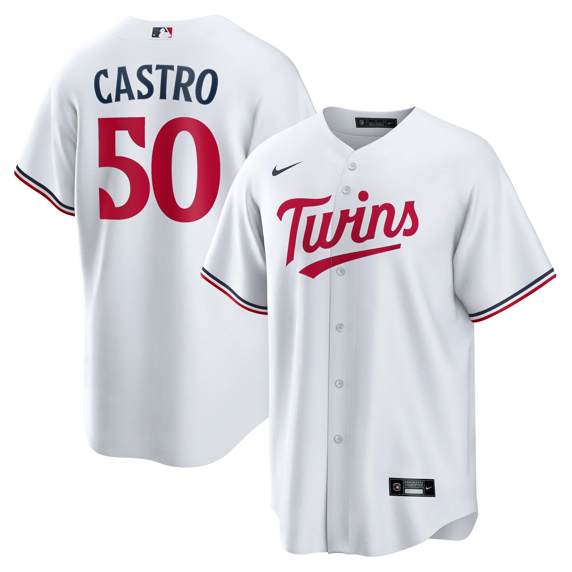 Willi Castro Minnesota Twins Nike Home Replica Jersey - White