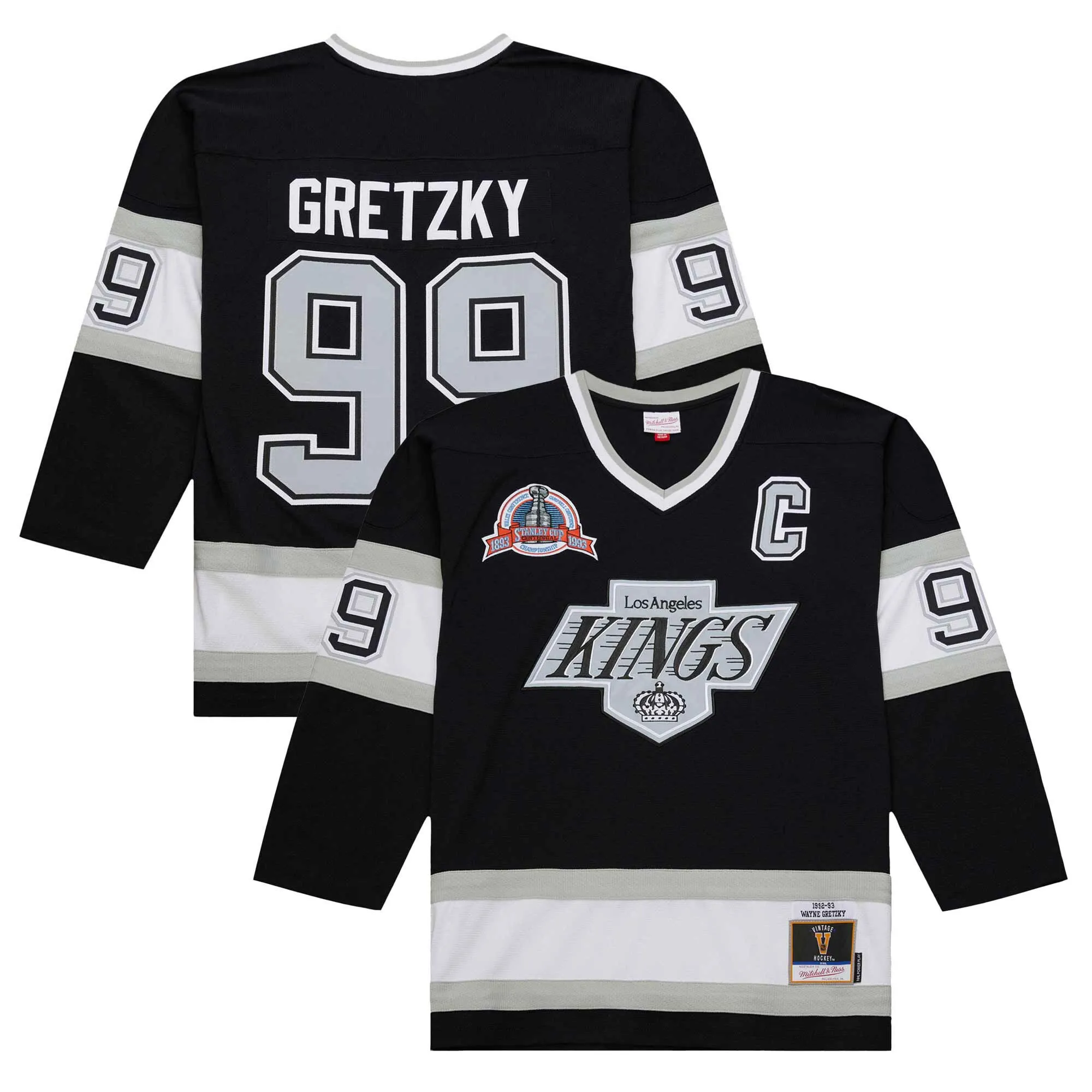 Wayne Gretzky Los Angeles Kings 1992-93 Power Play Jersey - Black