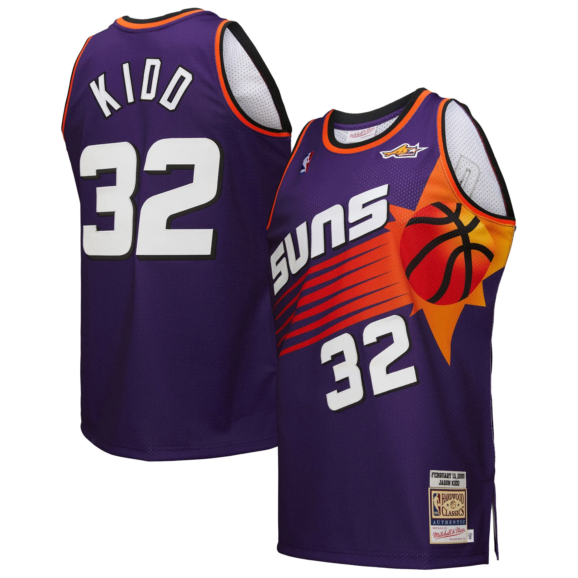 Jason Kidd Phoenix Suns Mitchell & Ness 2000 NBA All-Star Game Authentic Jersey - Purple