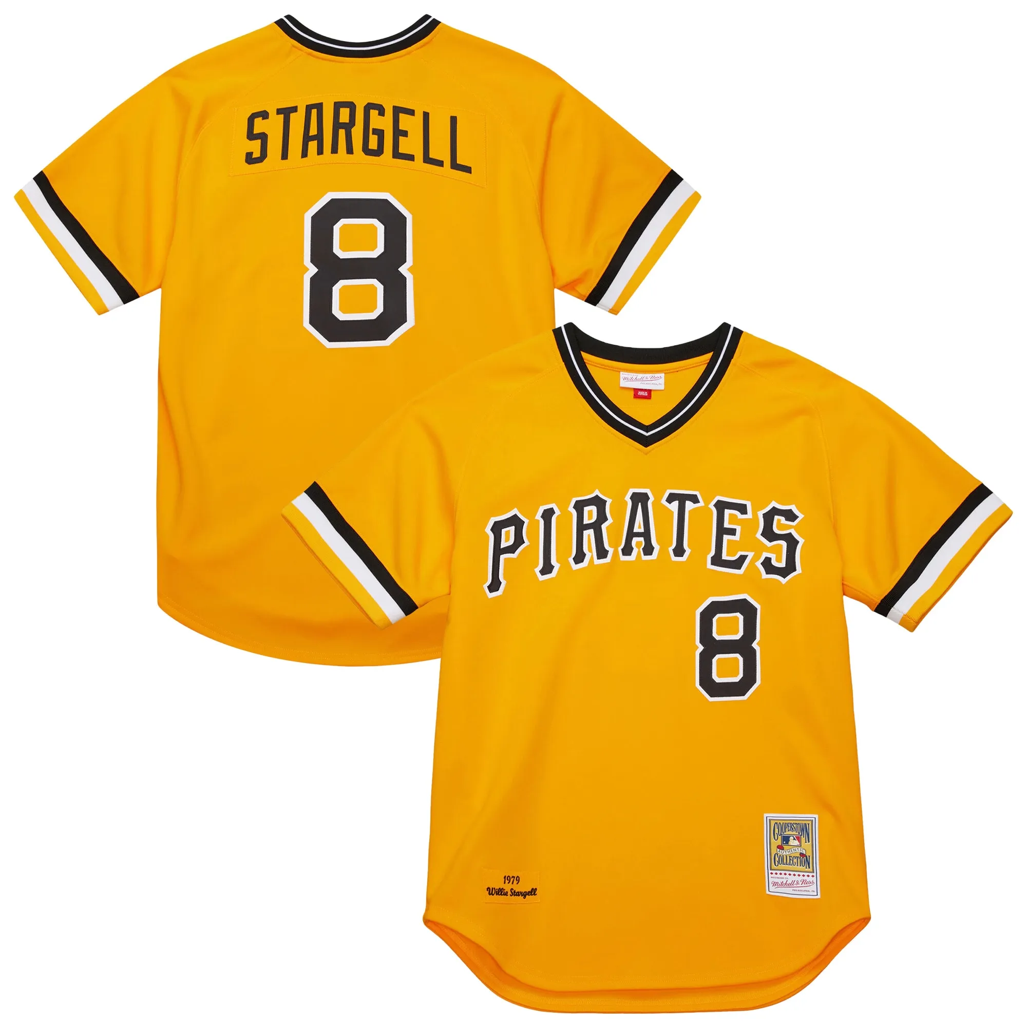 Willie Stargell Pittsburgh Pirates Mitchell & Ness 1979 Throwback Authentic Jersey - Gold