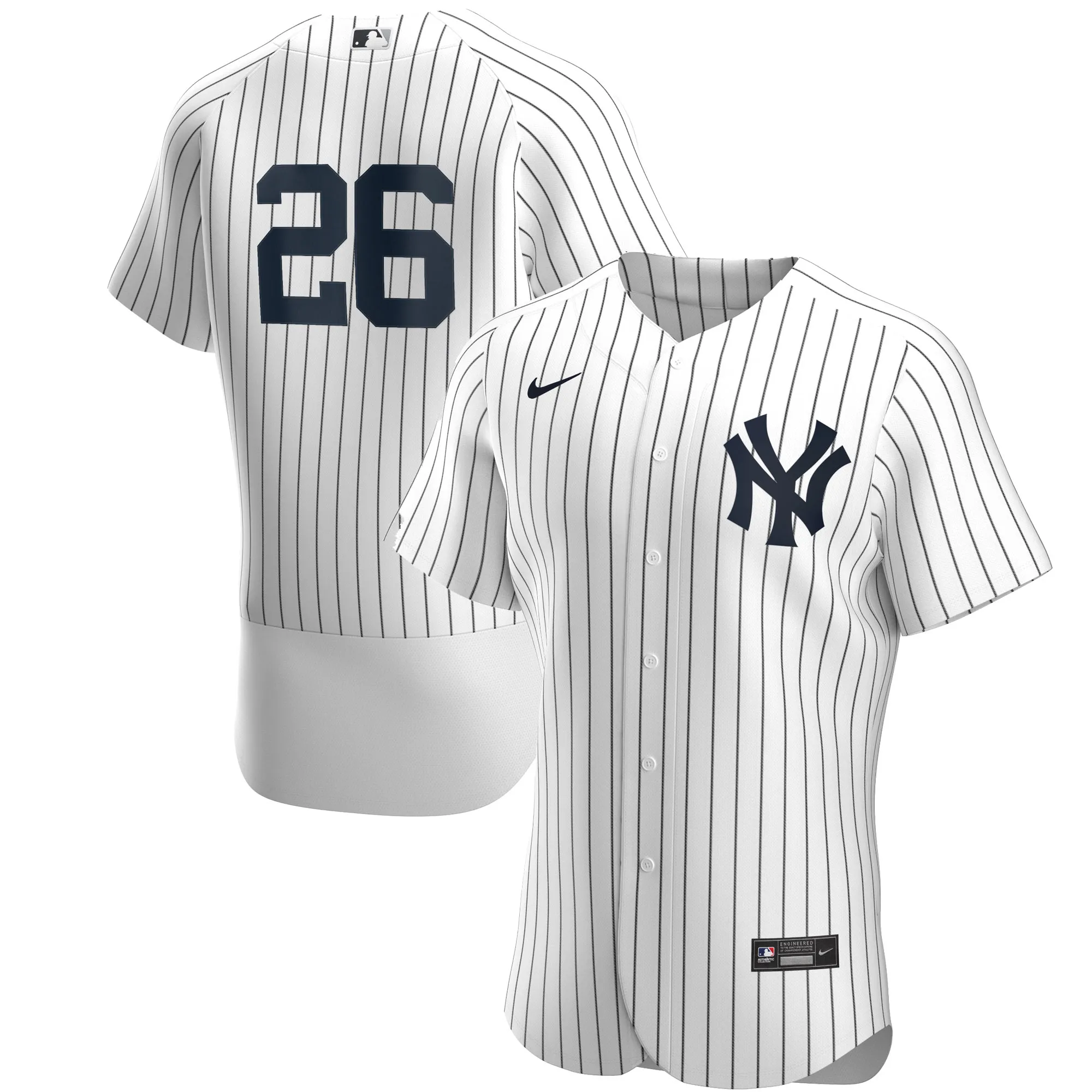 DJ LeMahieu New York Yankees Nike Home Authentic Player Jersey - White-Navy