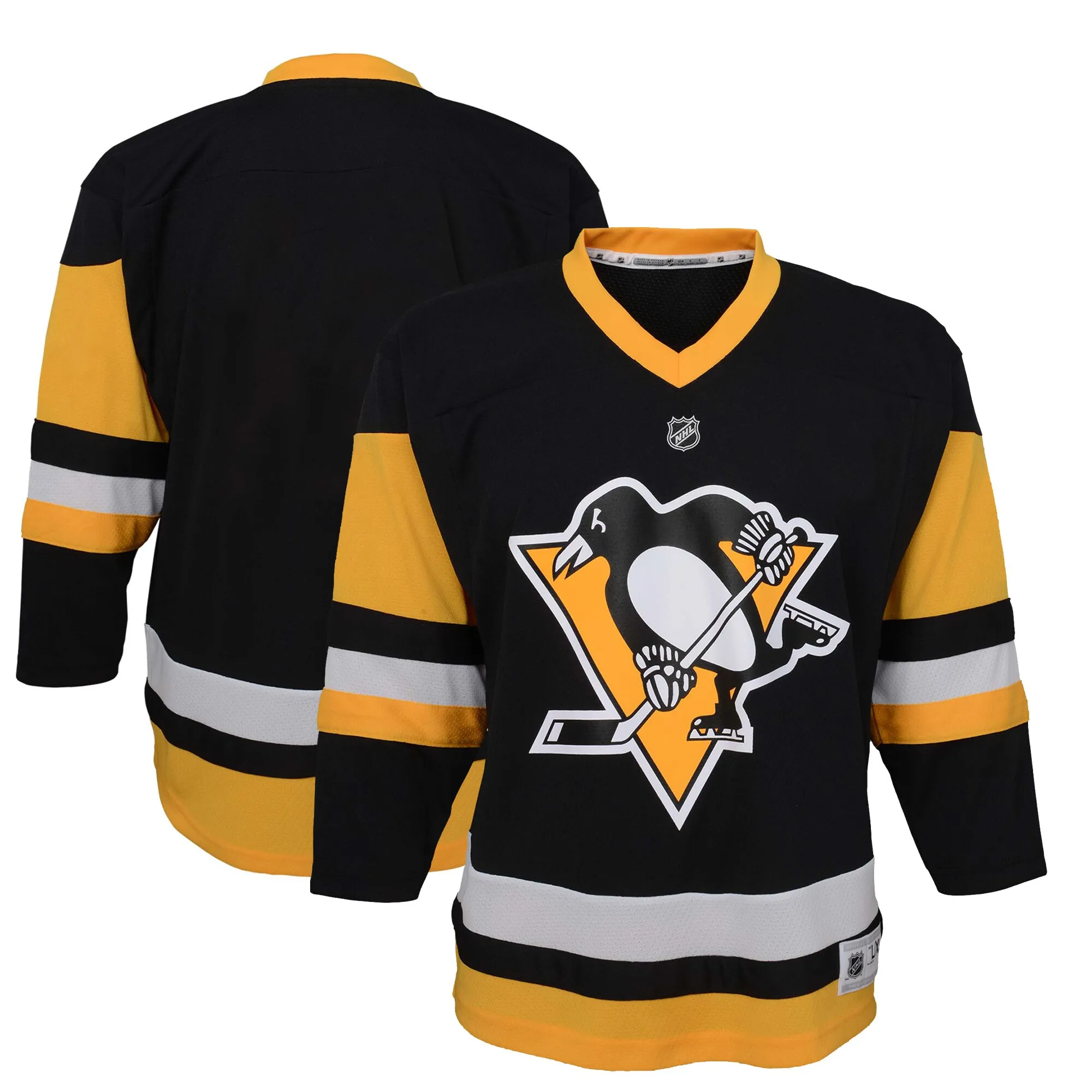 Pittsburgh Penguins Preschool Home Replica Jersey - Black