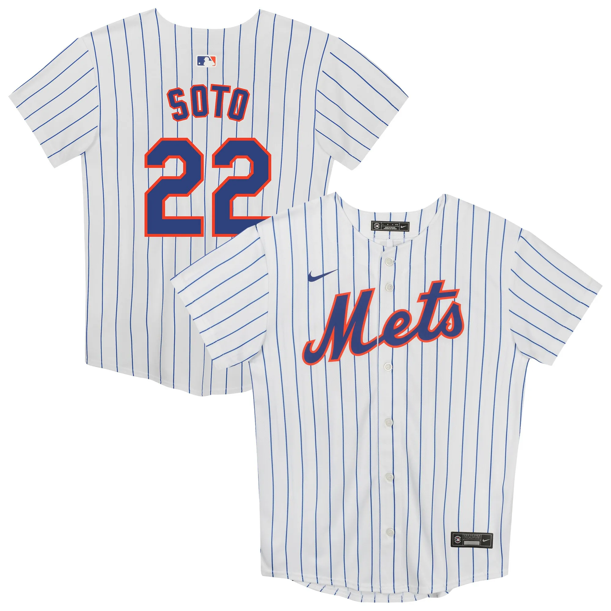 Juan Soto New York Mets Nike Preschool Home Game Jersey - White