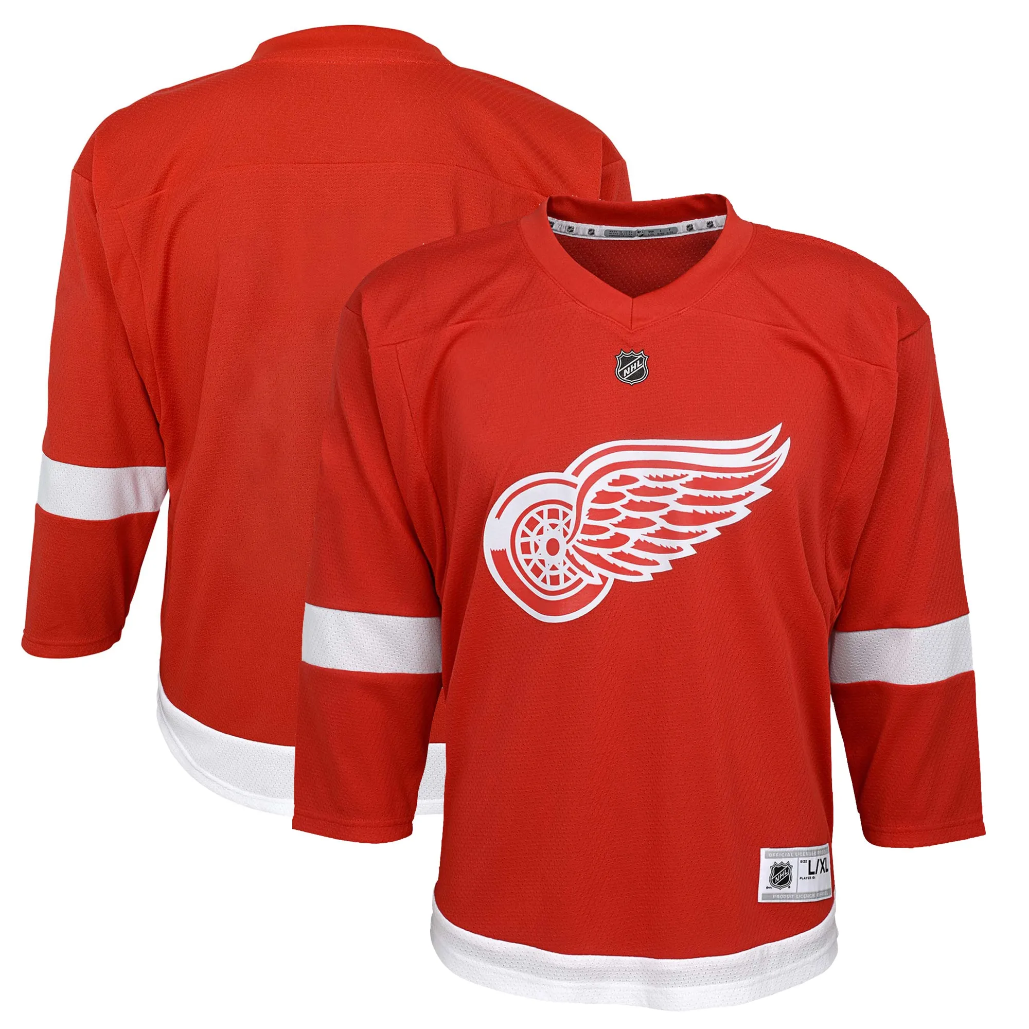 Detroit Red Wings Preschool Home Replica Jersey - Red