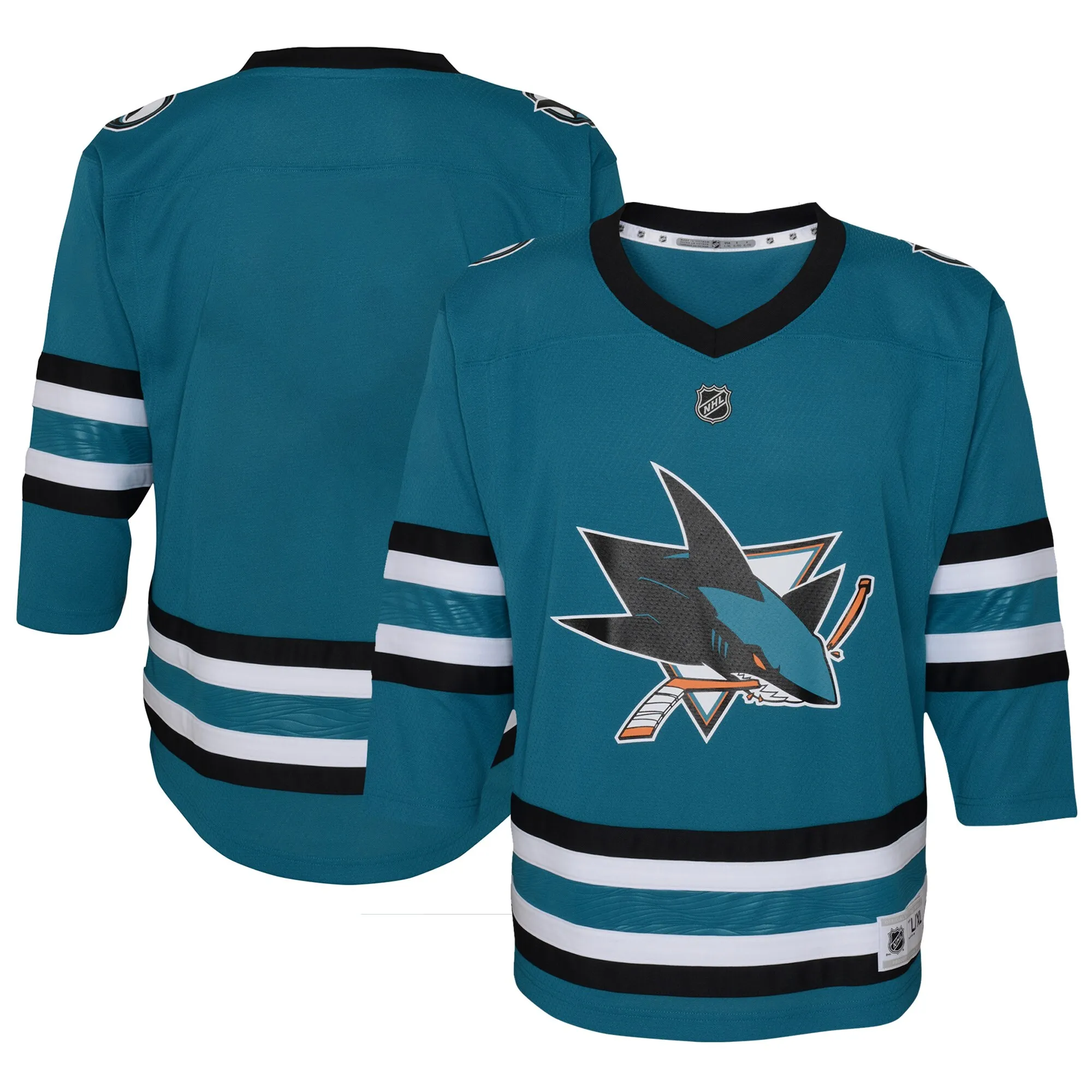 San Jose Sharks Preschool Replica Jersey - Teal