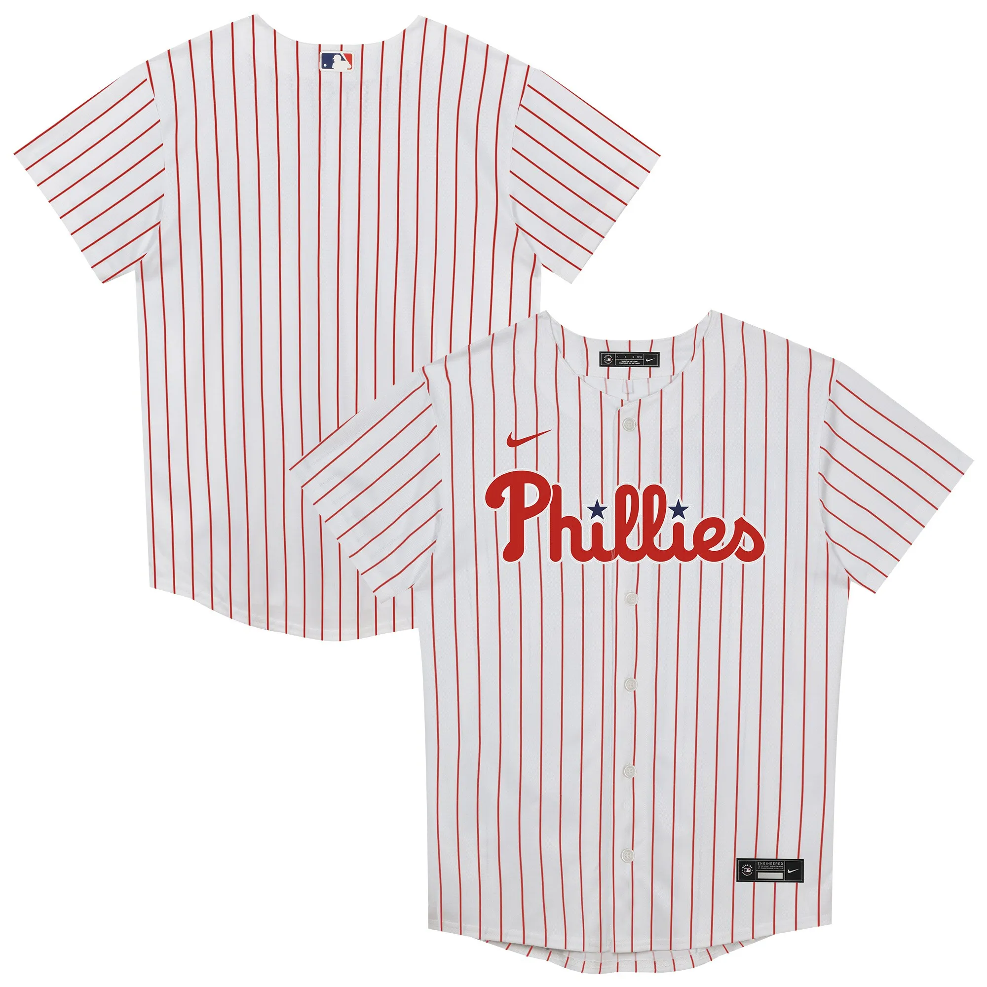 Philadelphia Phillies Preschool Home Blank Replica Jersey - White