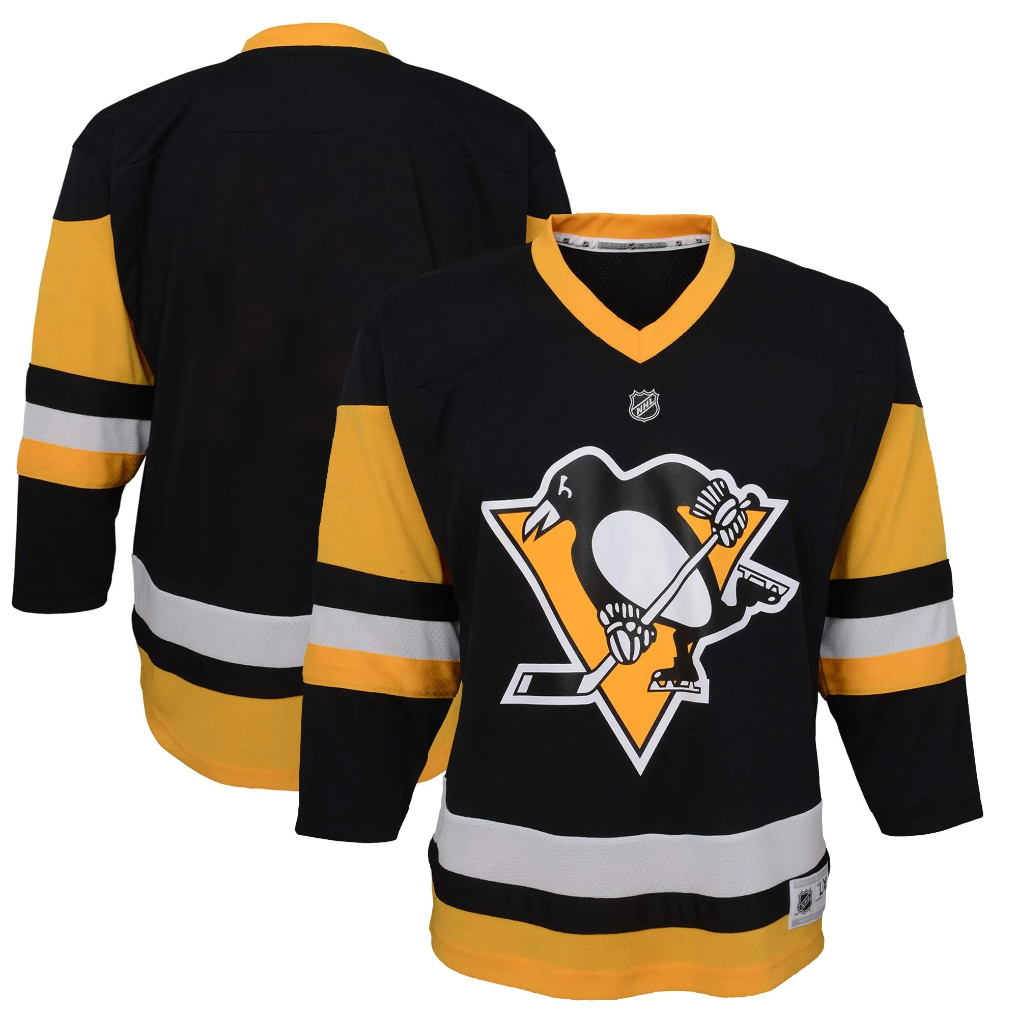 Pittsburgh Penguins Toddler Home Replica Jersey - Black