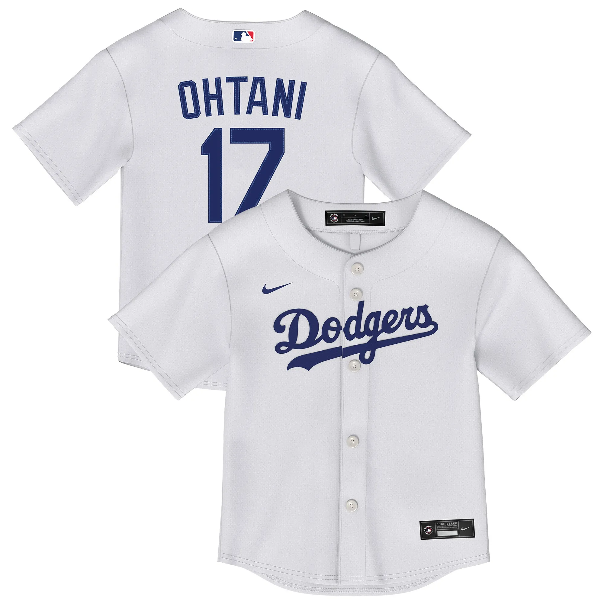 Shohei Ohtani Los Angeles Dodgers Nike Toddler Home Replica Player Jersey - White