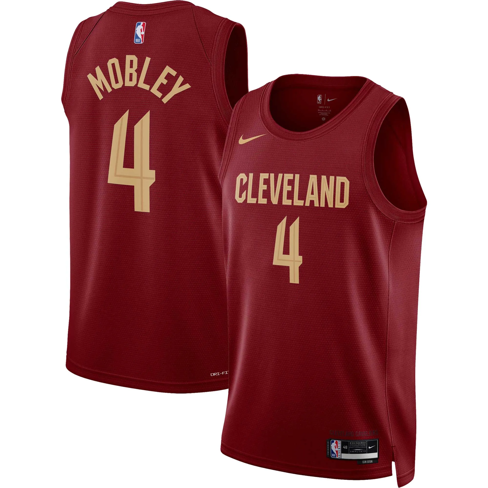 Evan Mobley Cleveland Cavaliers Nike Unisex Swingman Jersey - Icon Edition - Wine