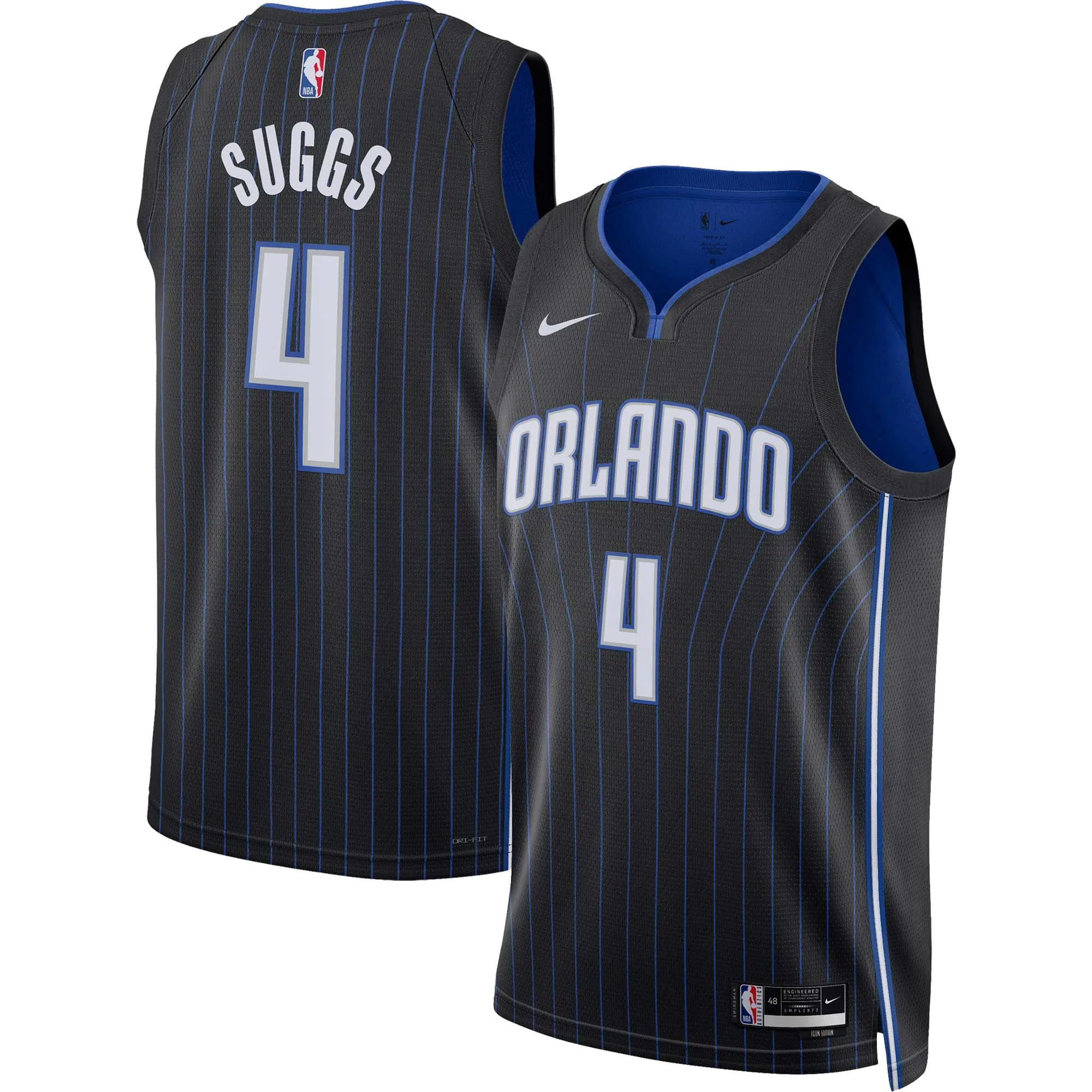 Jalen Suggs Orlando Magic Nike Unisex Swingman Jersey - Icon Edition - Black